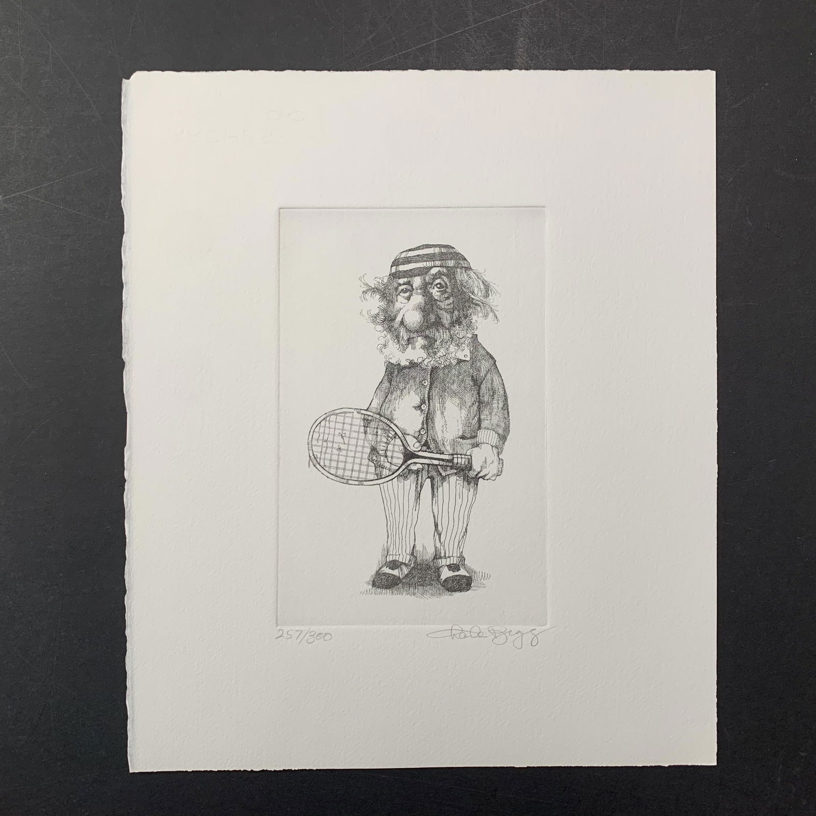 Charles Bragg's "Tennis Player" Limited Edition Print (1 of 1)