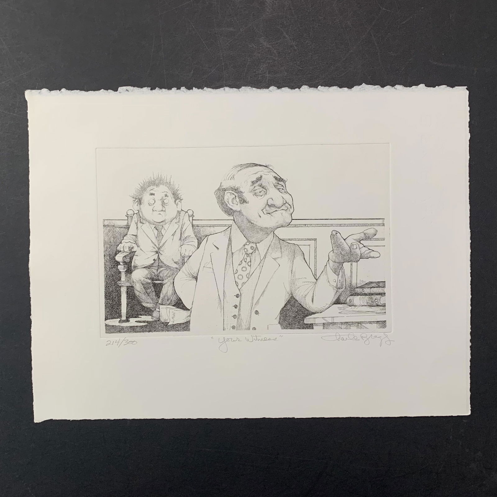 Charles Bragg's "Your Witness" Limited Edition Print (1 of 1)