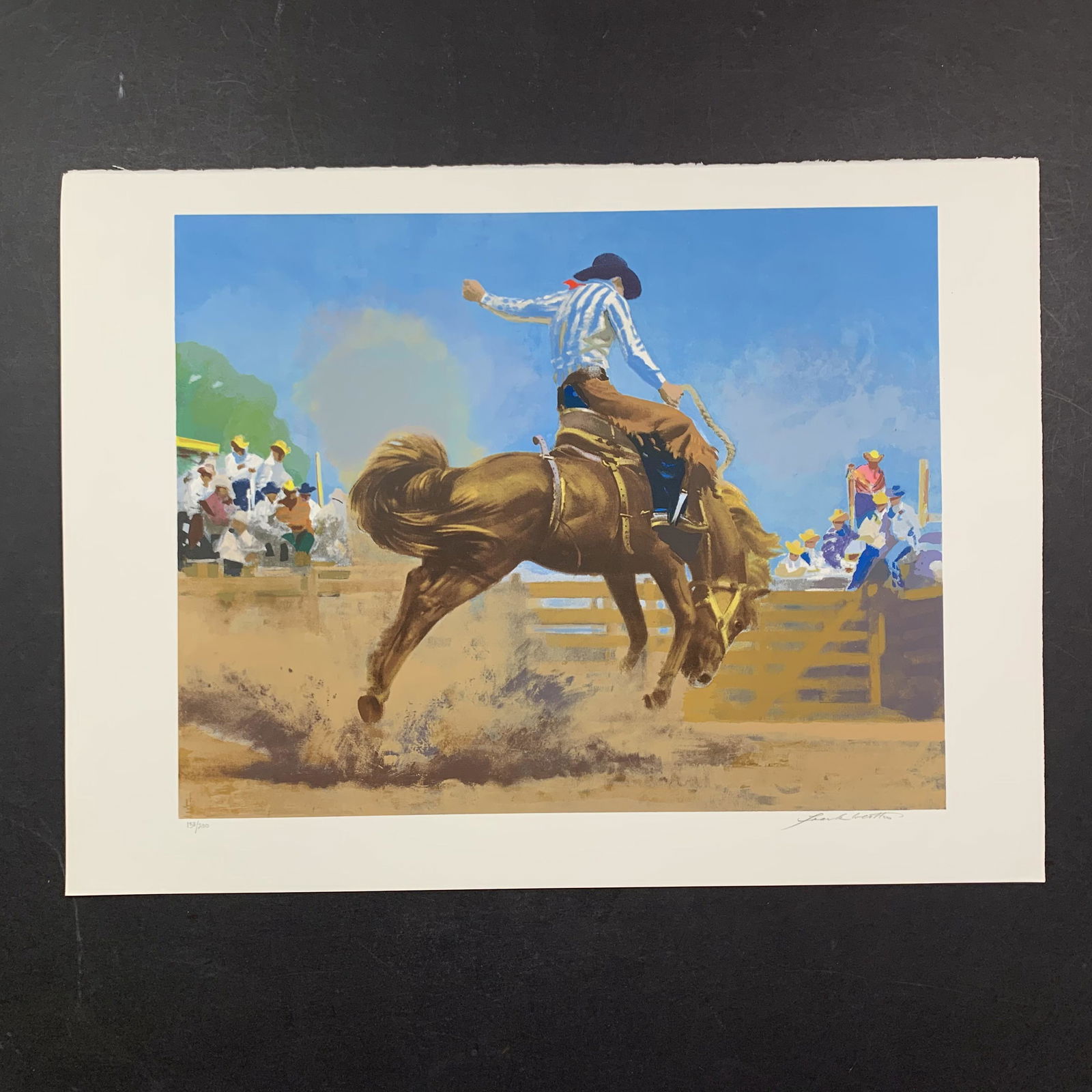 Frank Wootton's "Bucking Bronco" Limited Edition Print (1 of 1)