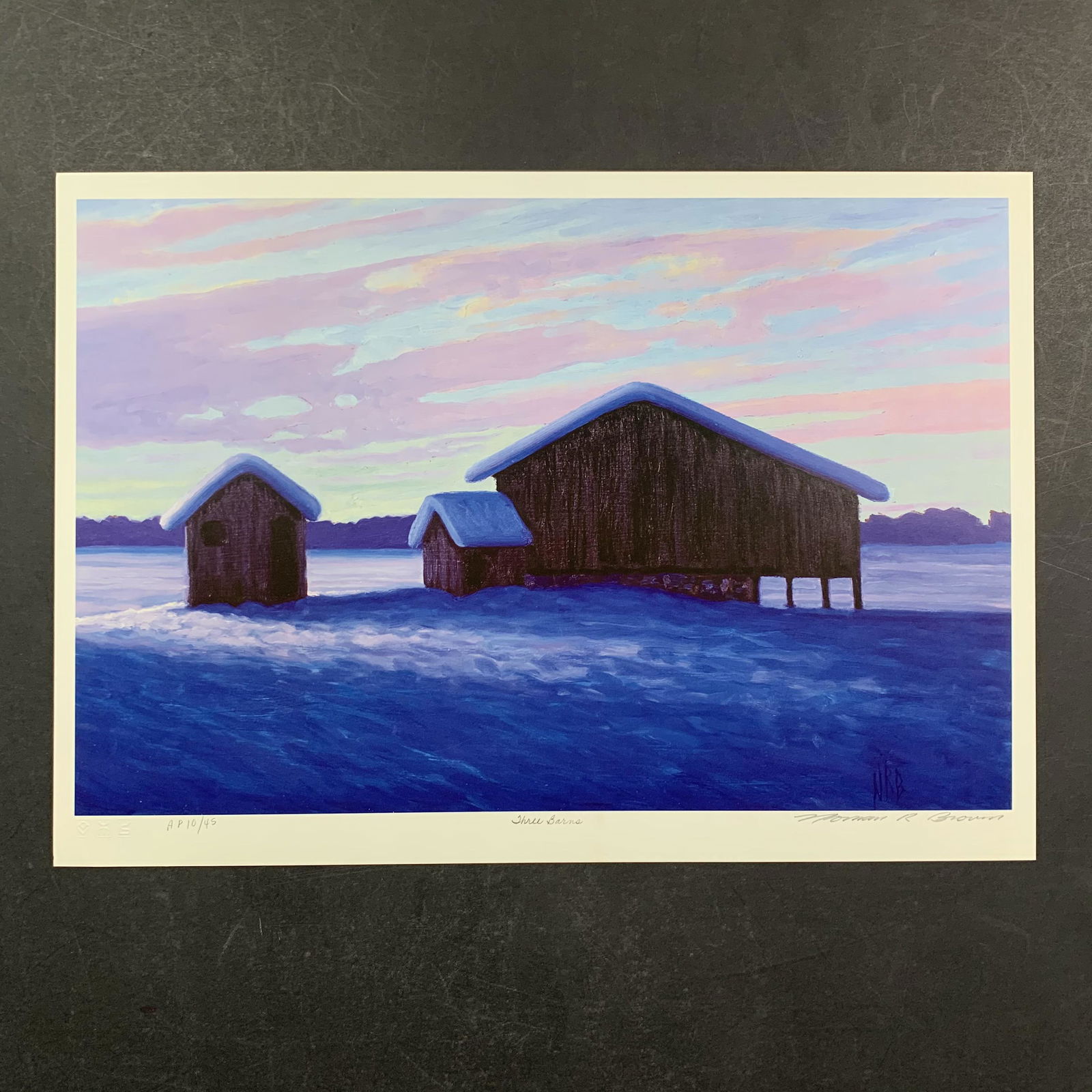 Norman Brown's "Three Barns" Limited Edition Print (1 of 1)