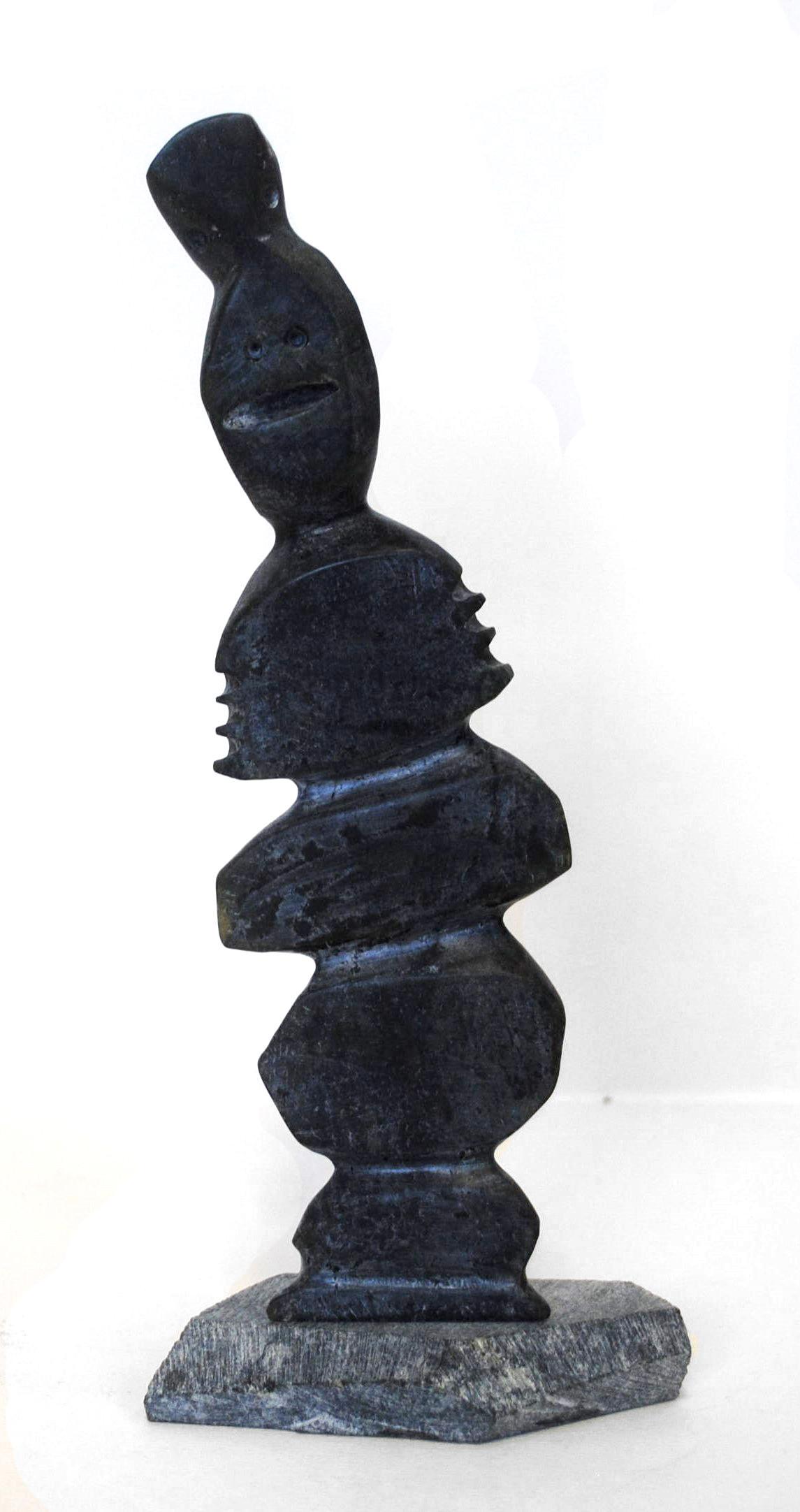 Simon Oleekatalik's "Inukshuk Spirit" Original Inuit Carving (1 of 1)