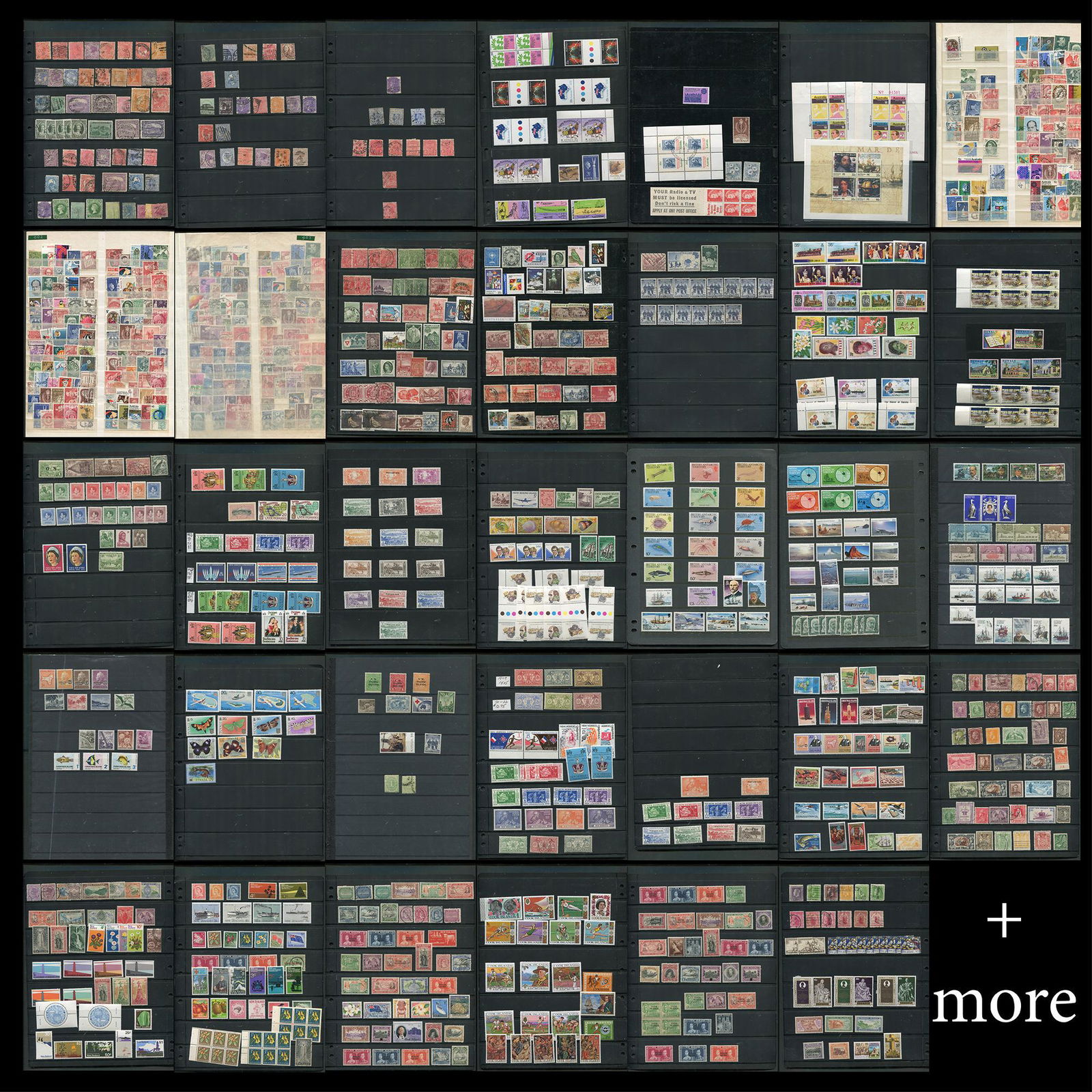 Australia & States + Antarctic Territory + New Zealand Accumulation Mint/Used (1 of 9)