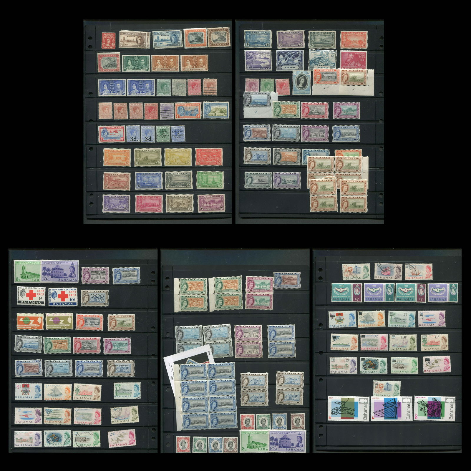 Bahamas 1859 - 1968, #20 / #275, a mint and used collection: Bahamas 1859 - 1968, #20 / #275, a mint and used collection, some MNH or mint no gum, will catalogue over $900 Scott 2021, appears f-vf