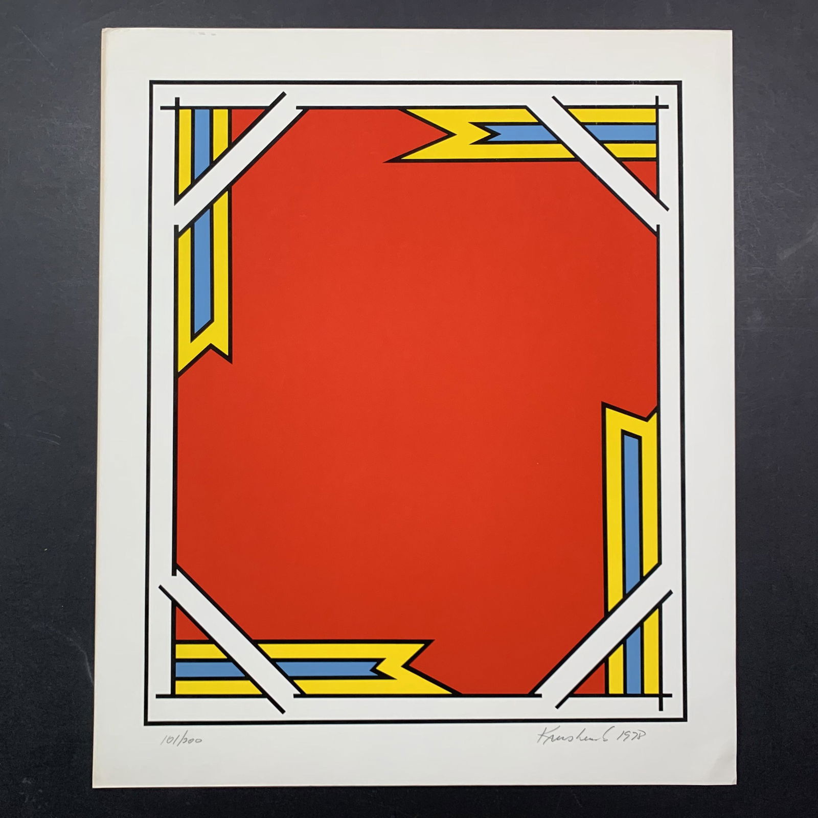 Nicholas Krushenick's "Return of the Phantom" Limited Edition Print (1 of 1)