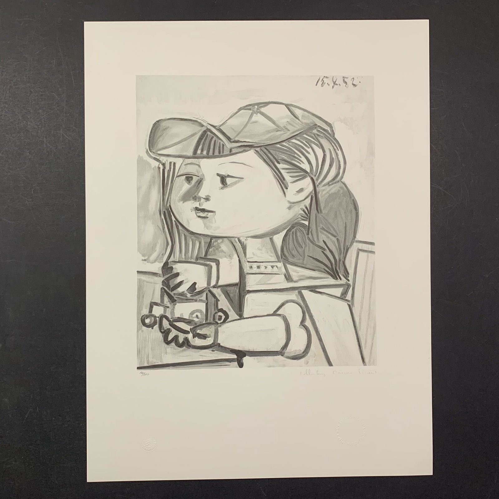 Pablo Picasso's "Buste de Petite Fille" Limited Edition Print (1 of 1)