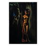 Burke Tyree's "Nude and Jungle" Original Oil on Velvet