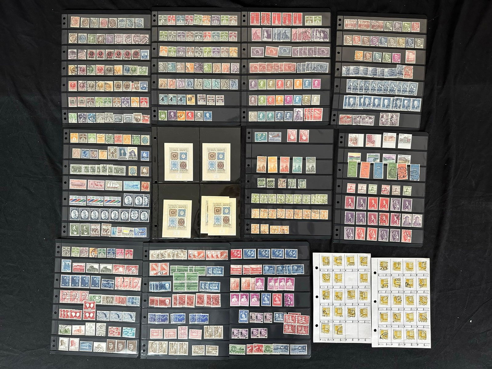 Denmark 1887-1978 #64/#1394 Stamp Collection (1 of 8)