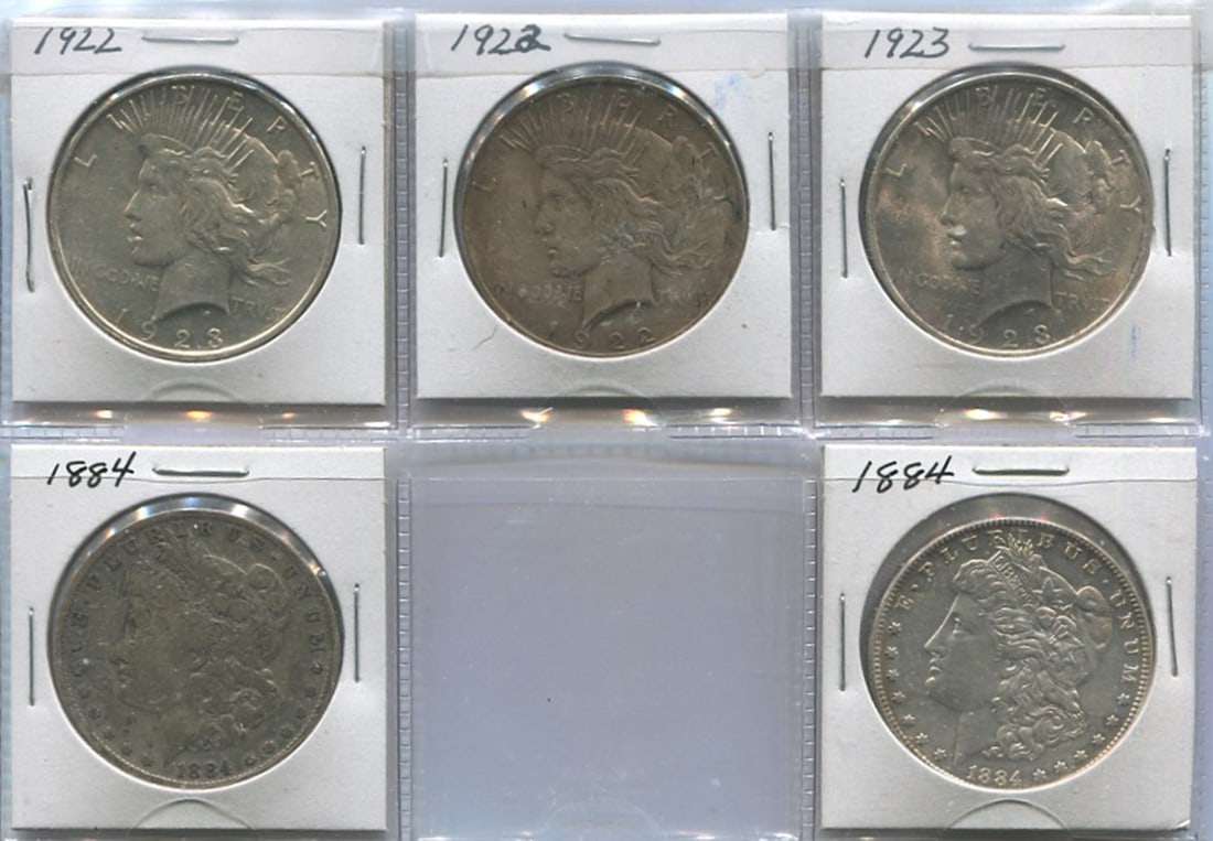 USA 1884-1923 Silver Dollar Collection (1 of 2)