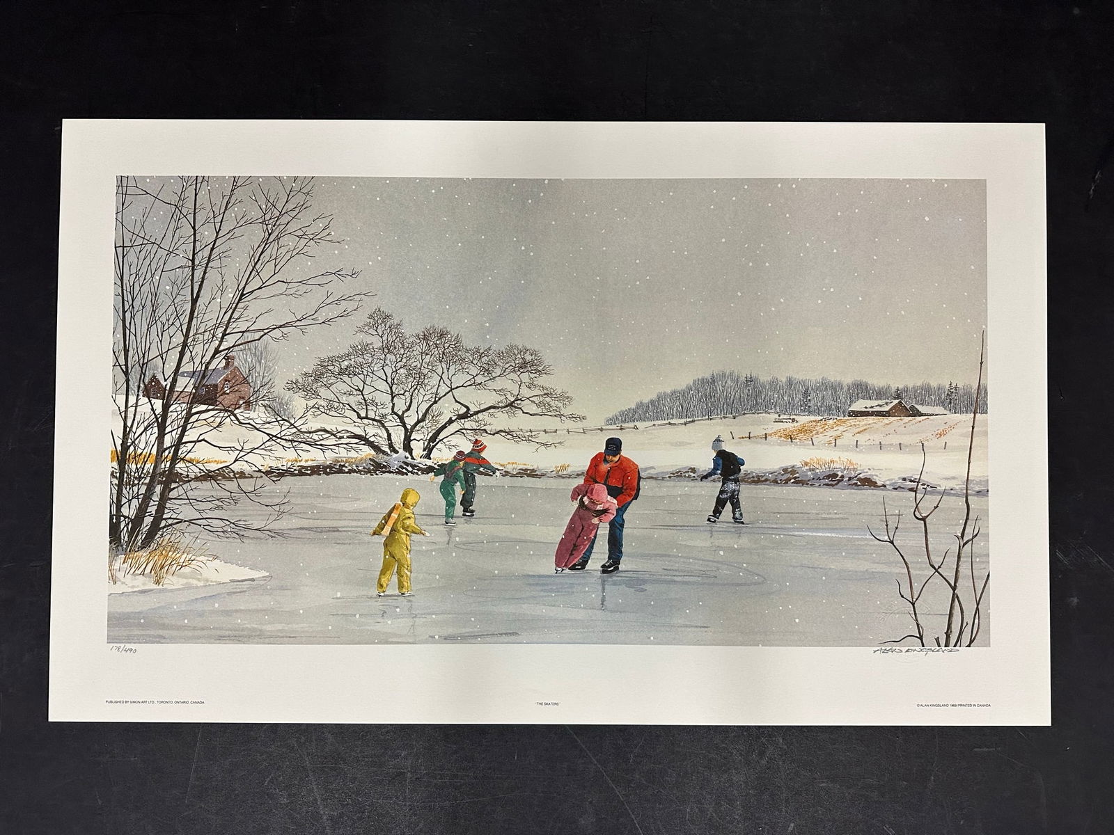 Alan Kingsland's "The Skaters" Limited Edition Print (1 of 1)