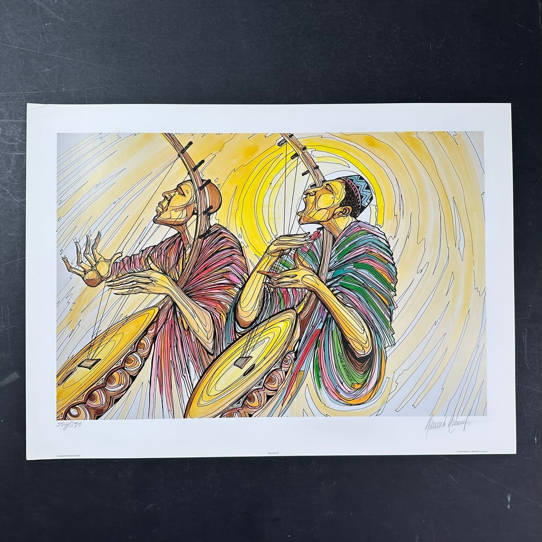 David Kibuuka's "The Harpists" Limited Edition Print (1 of 1)
