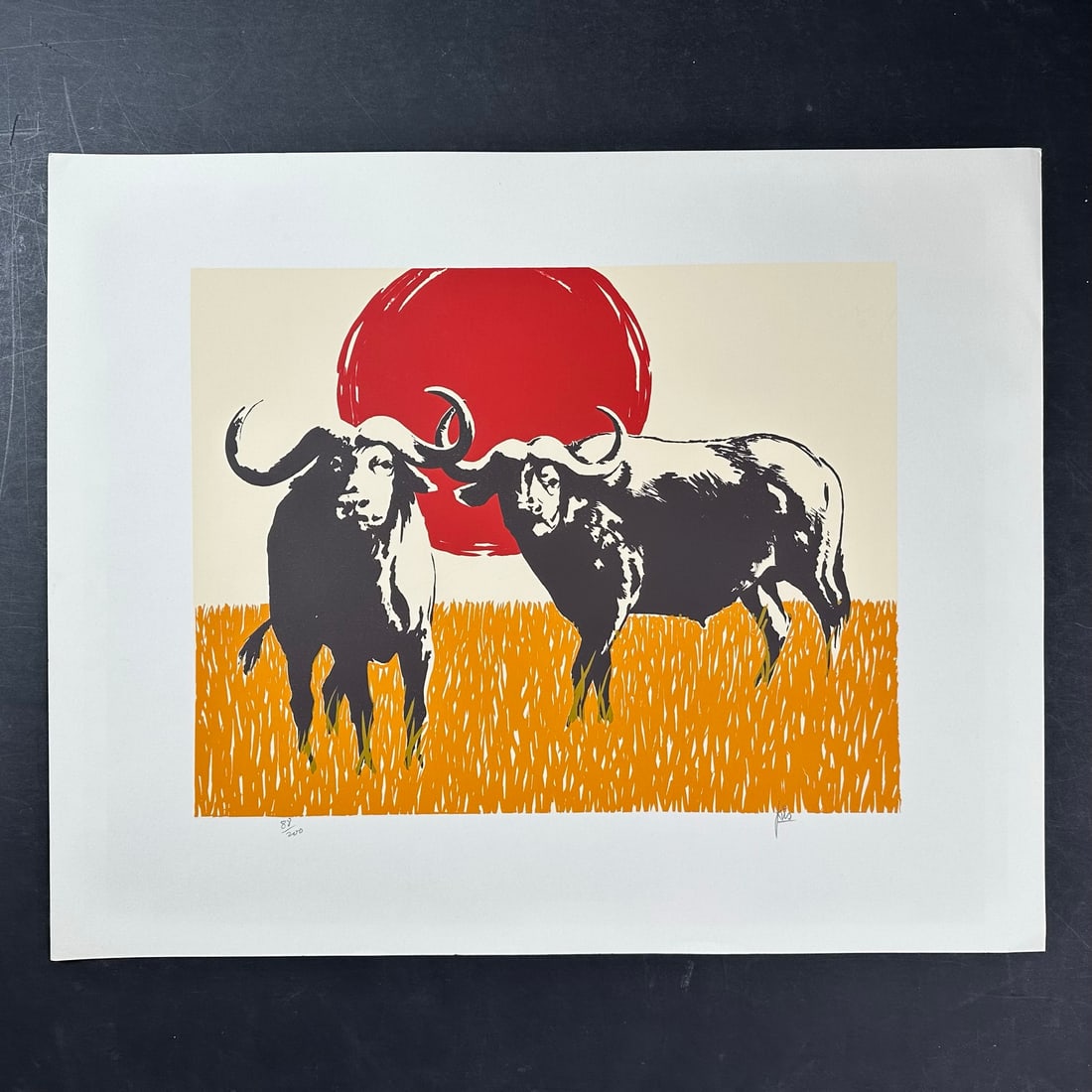 Kristine Nason's "Two Bulls" Limited Edition Print (1 of 1)