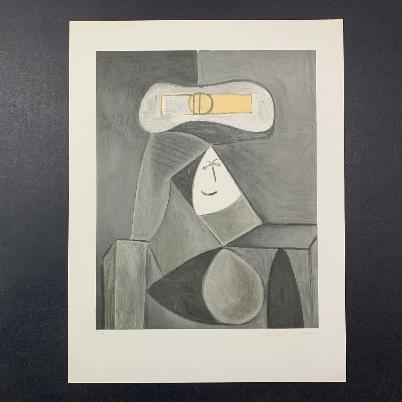 Pablo Picasso's "Femme au Chapeau Gris" Limited Edition Print (1 of 1)