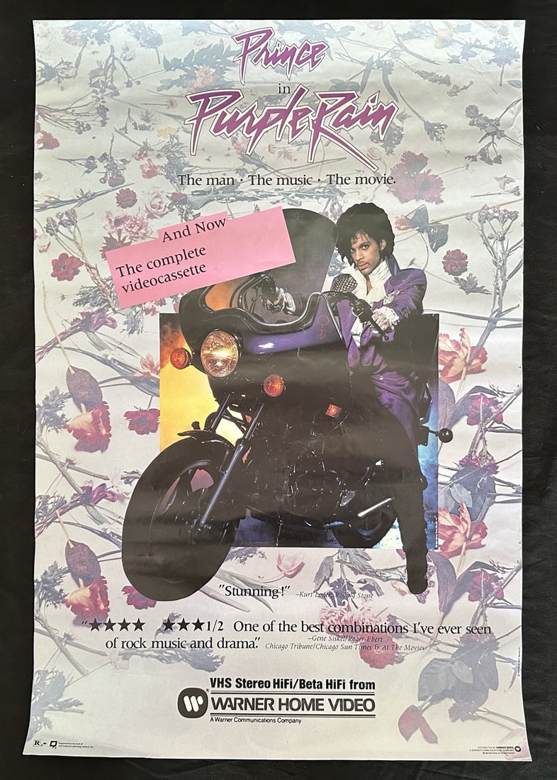 Prince "Purple Rain" 1984 Movie Poster (1 of 1)