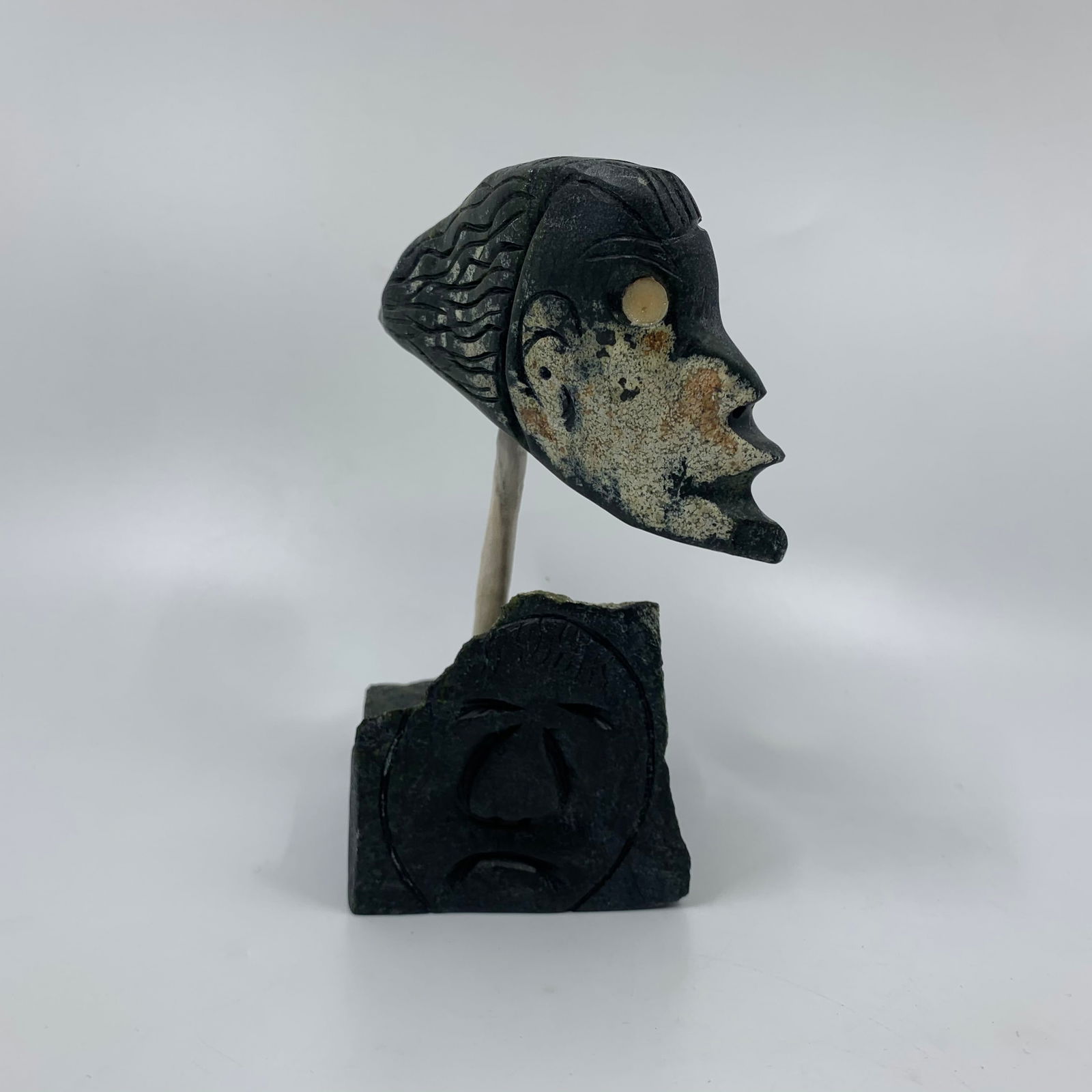 Clifford Mannilaq's "Shaman" Original Inuit Carvin (1 of 9)