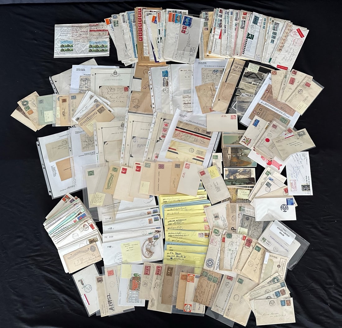Canada 1920's to 1980's a selection 250+ covers postcards and provinces in a smalll box (1 of 7)