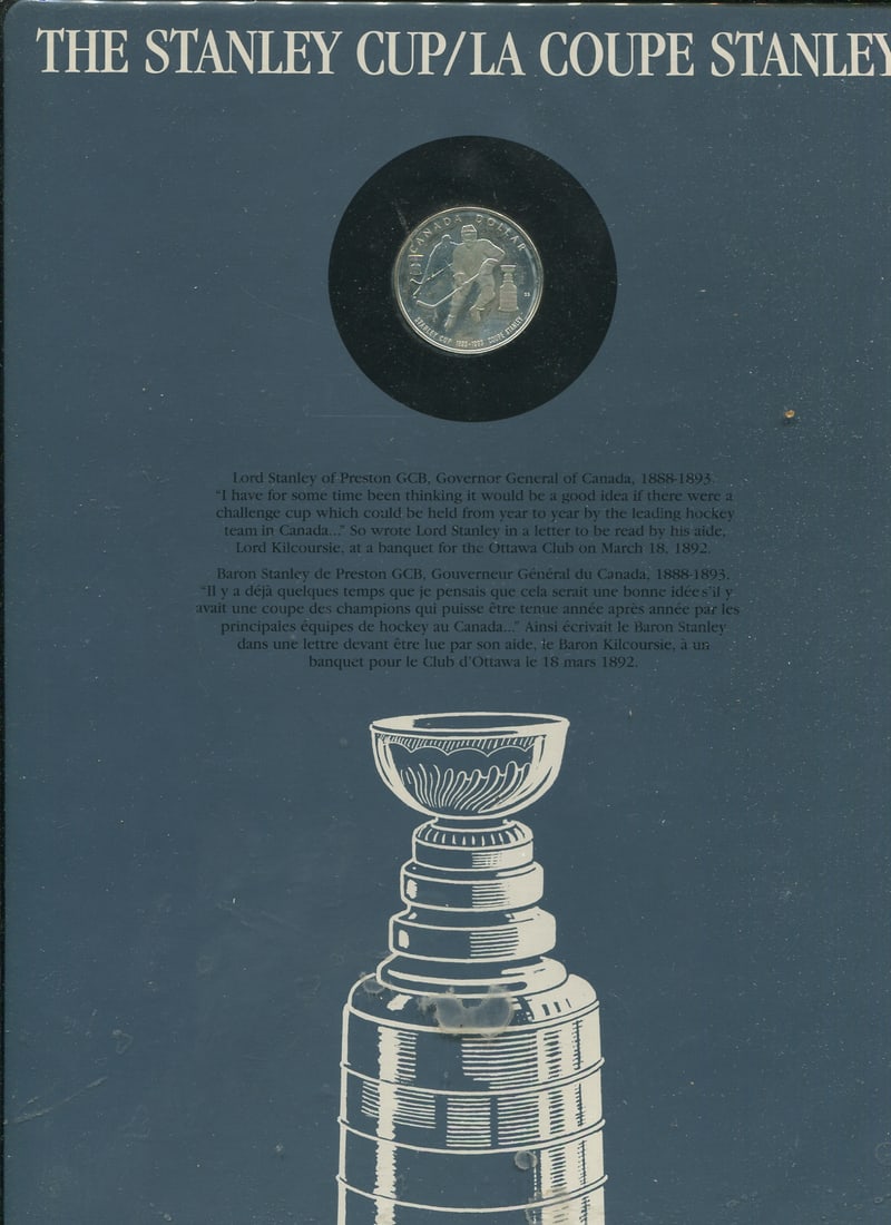 Cabada 1993 Stanley Cup Silver Dollar Uncirculated. (1 of 1)