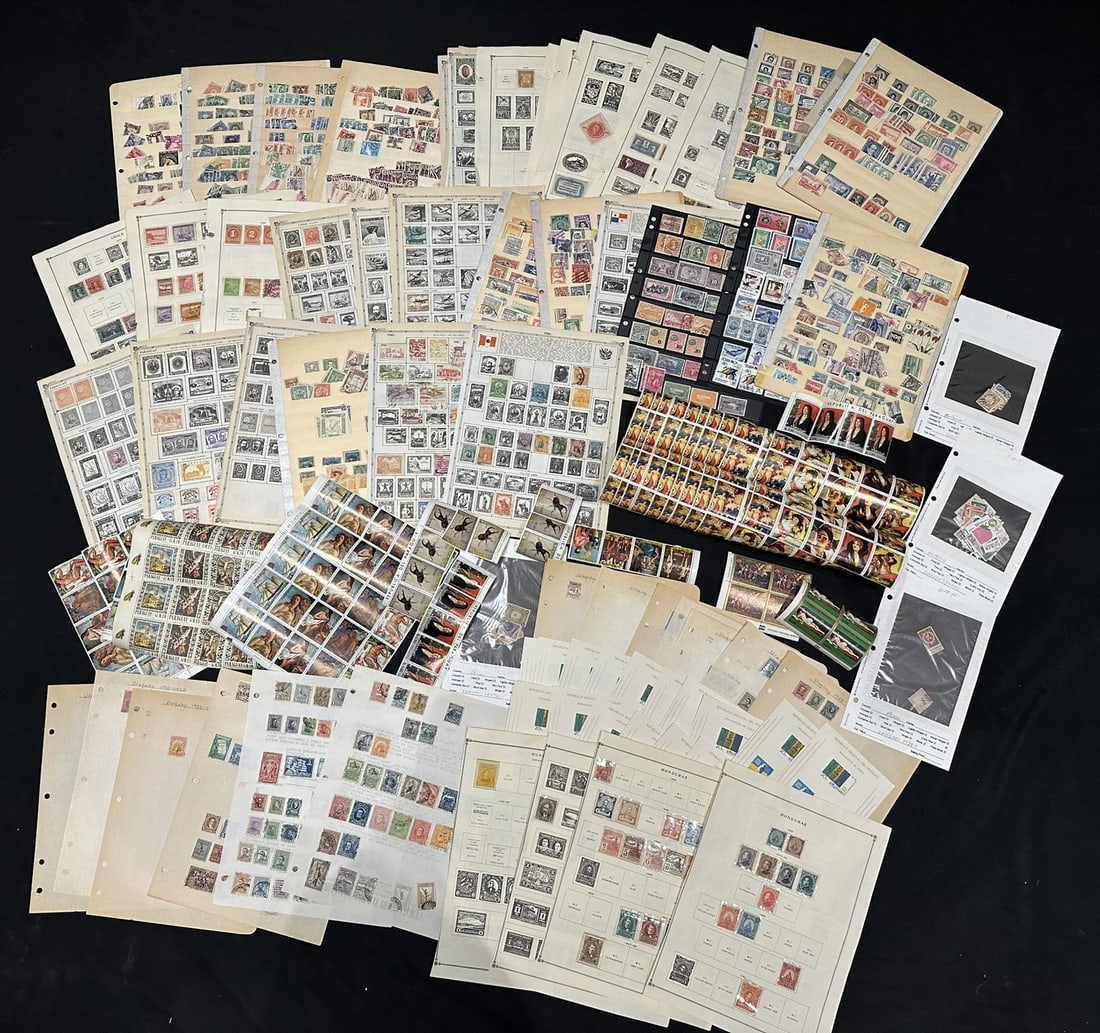 South American Countries, 1867 to 1971, a used accumulation, includes Brazil, Boliva, Ecuador, (1 of 7)