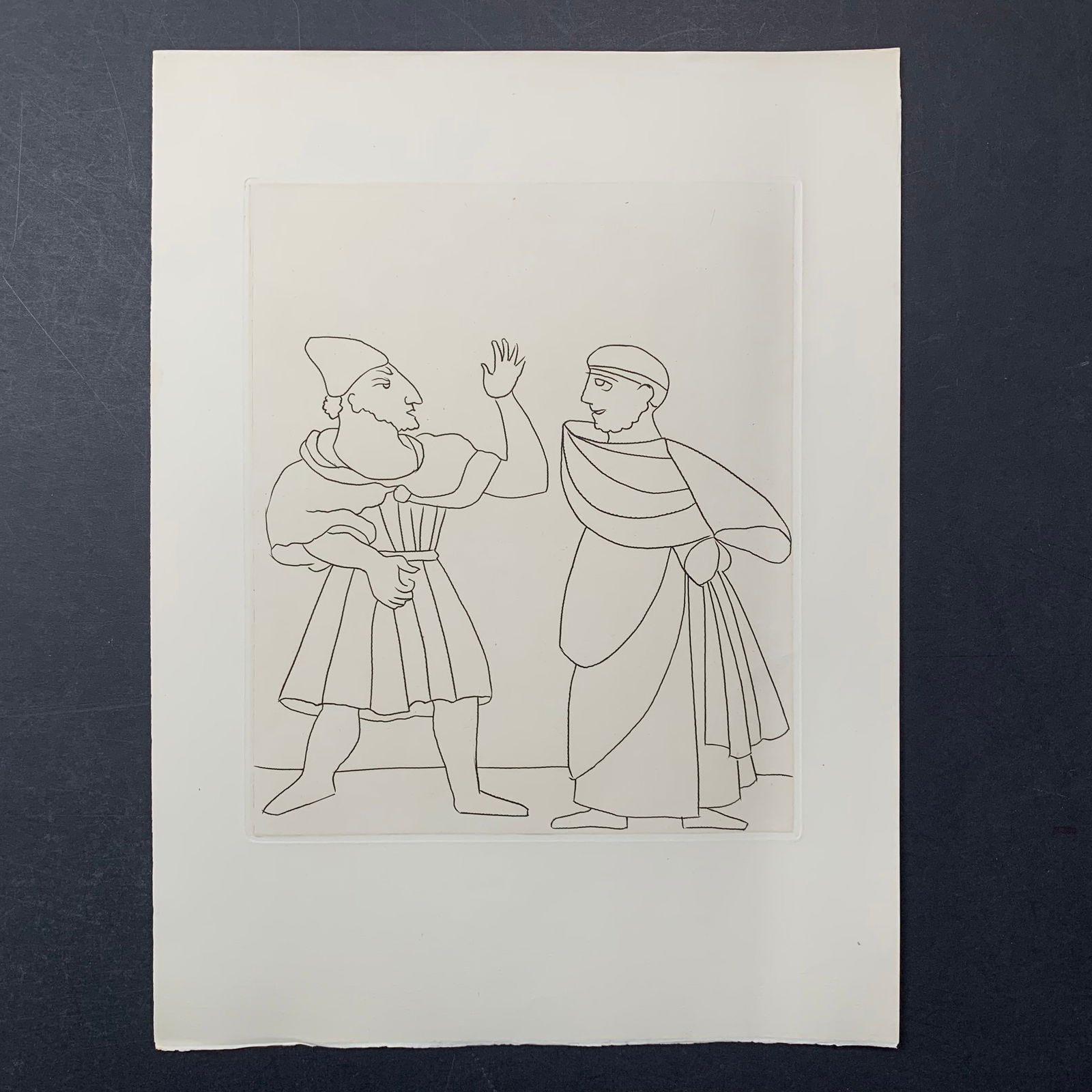 Andre Derain, Untitled, Illustration Engraving From "Le Satyricon" (1 of 1)