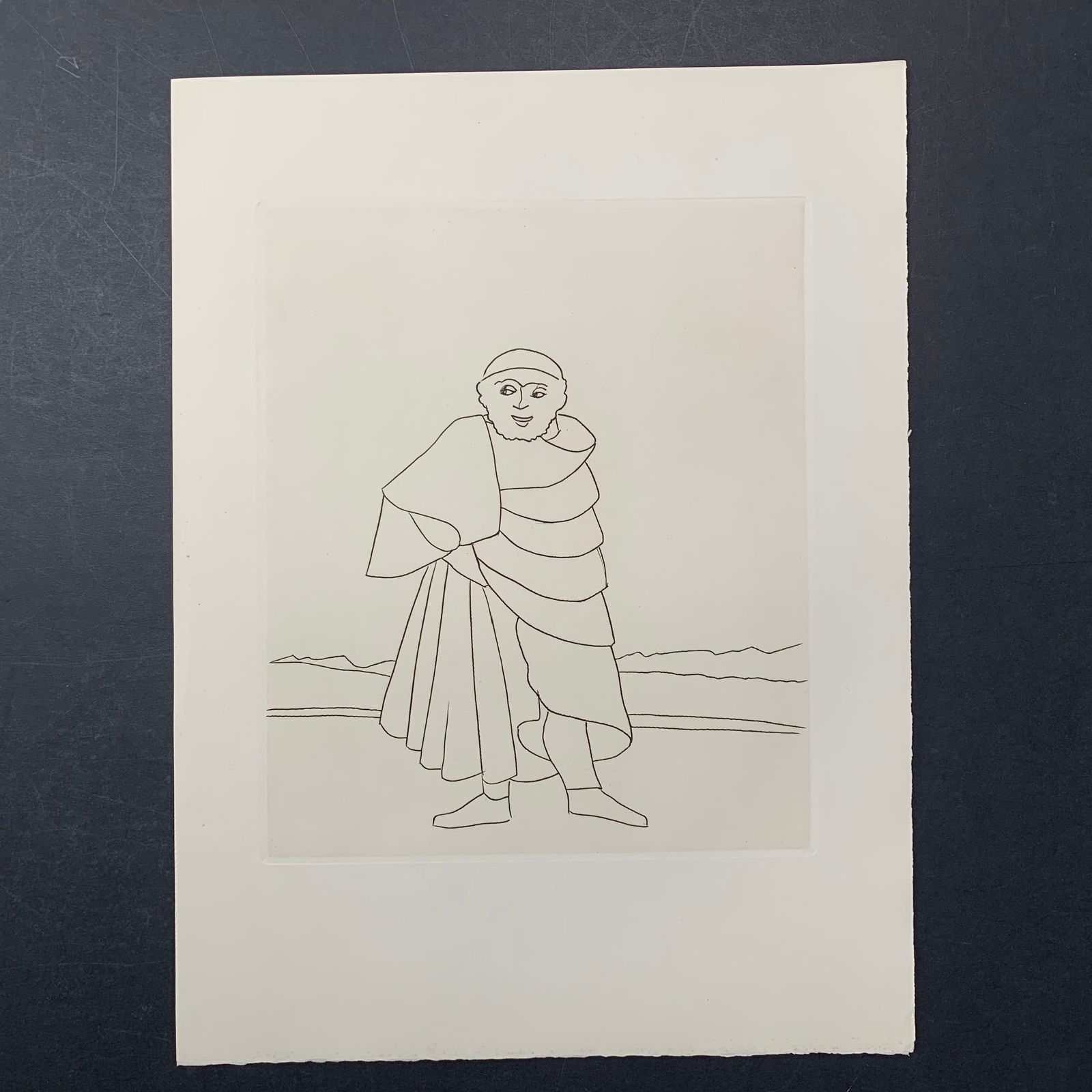 Andre Derain, Untitled, Illustration Engraving From "Le Satyricon": Andre Derain, Untitled, Illustration engraving from the book "Le Satyricon". This piece is in excellent condition. Image: 9 3/4" x 11 1/2". Paper: 13" x 17 1/2".