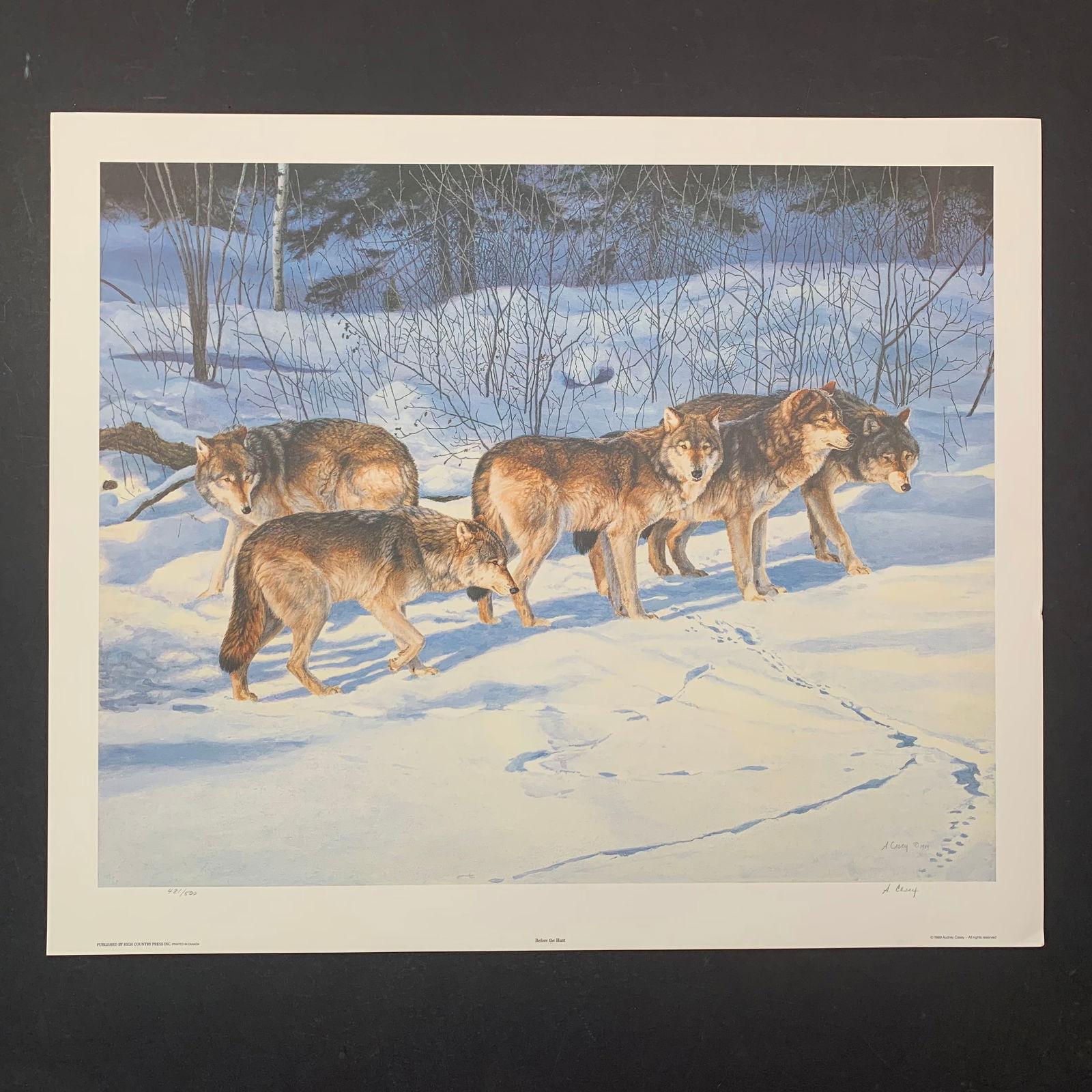 Audrey Casey's "Before the Hunt" Limited Edition Print (1 of 1)