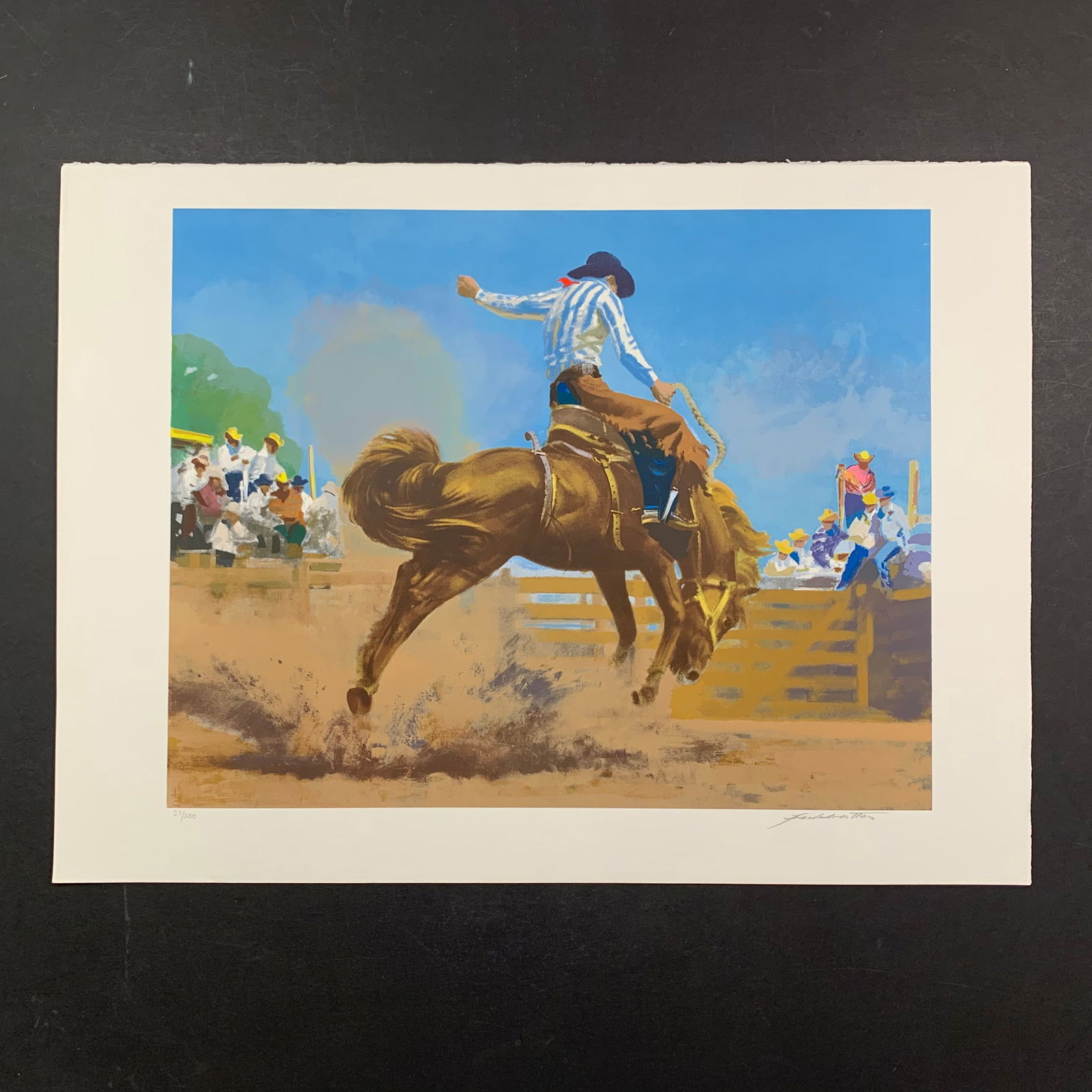 Frank Wootton's "Bucking Bronco" Limited Edition Print (1 of 1)