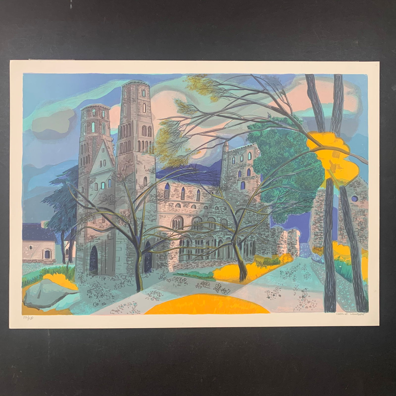 Georges Lambert's "Jumieges" Limited Edition Print (1 of 1)