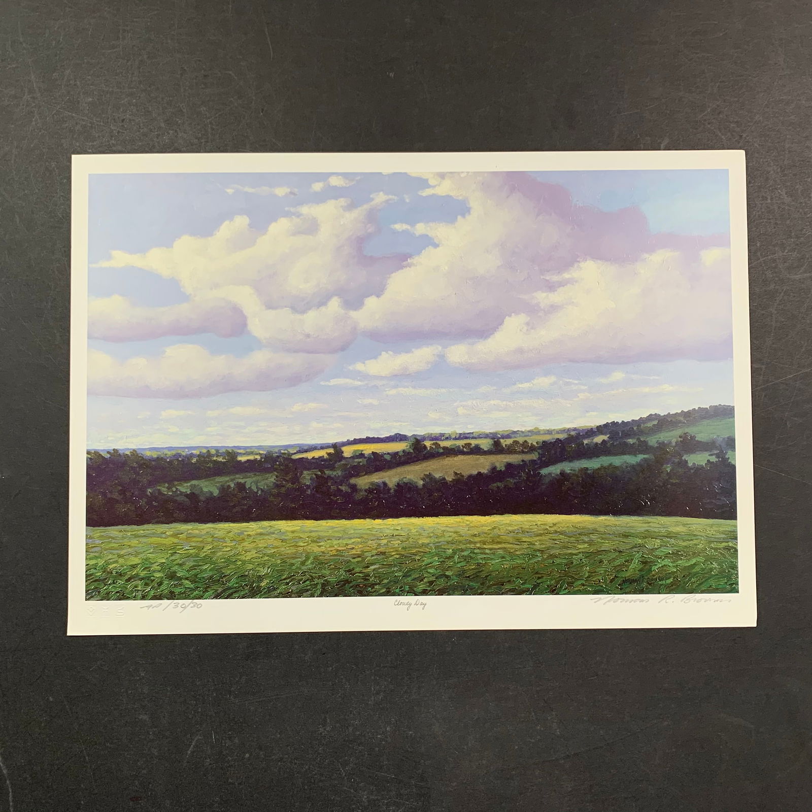 Norman Brown's "Cloudy Day" Limited Edition Print (1 of 1)