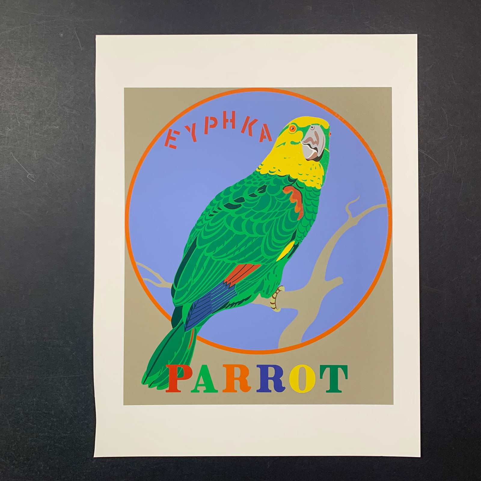 Robert Indiana's "Parrot" Limited Edition Print (1 of 1)