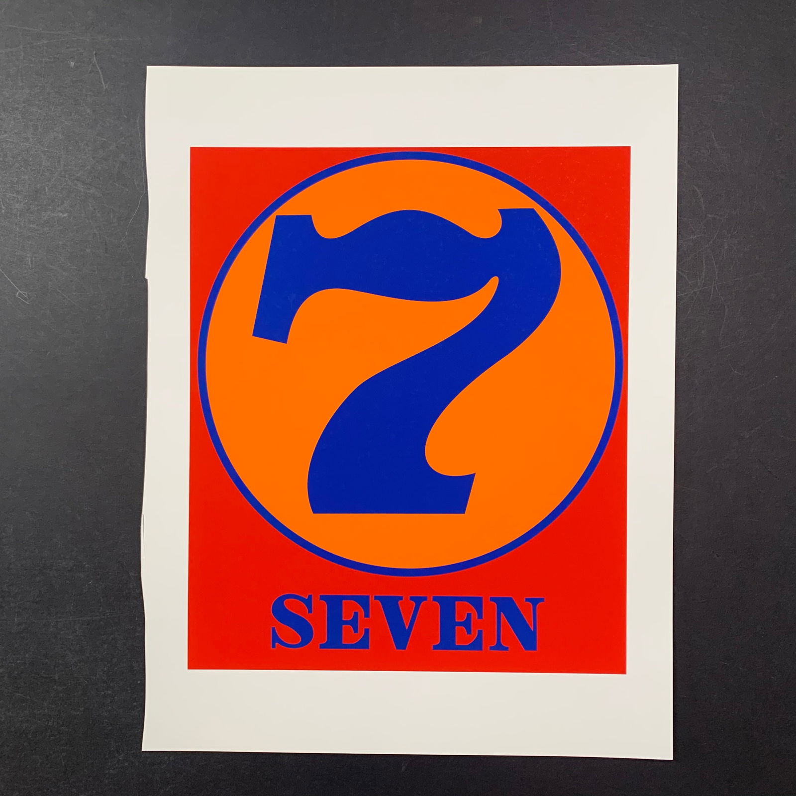 Robert Indiana's "Seven" Limited Edition Print (1 of 1)