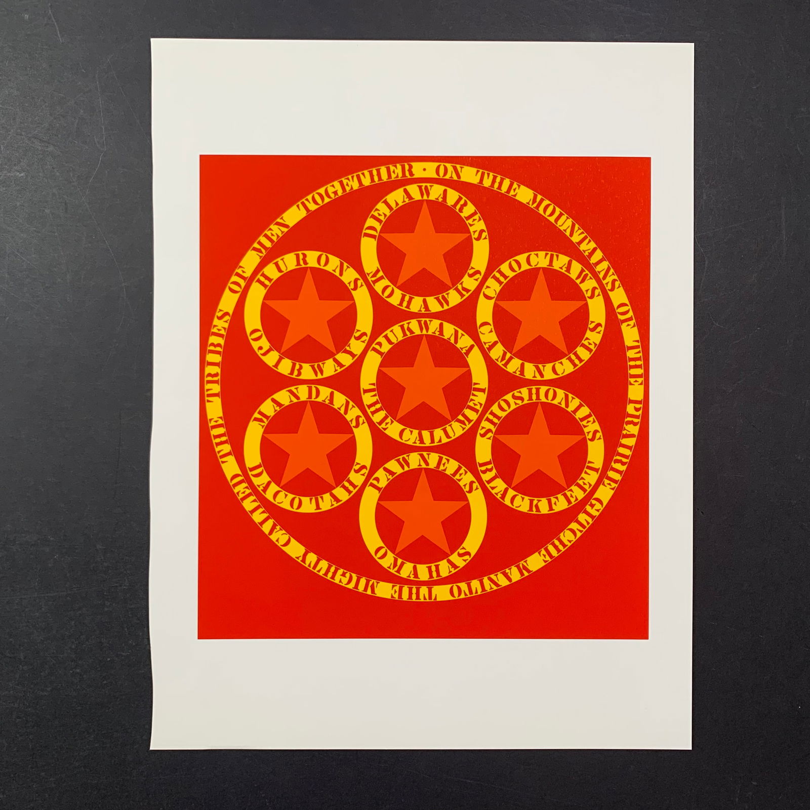 Robert Indiana's "The Calumet" Limited Edition Print (1 of 1)