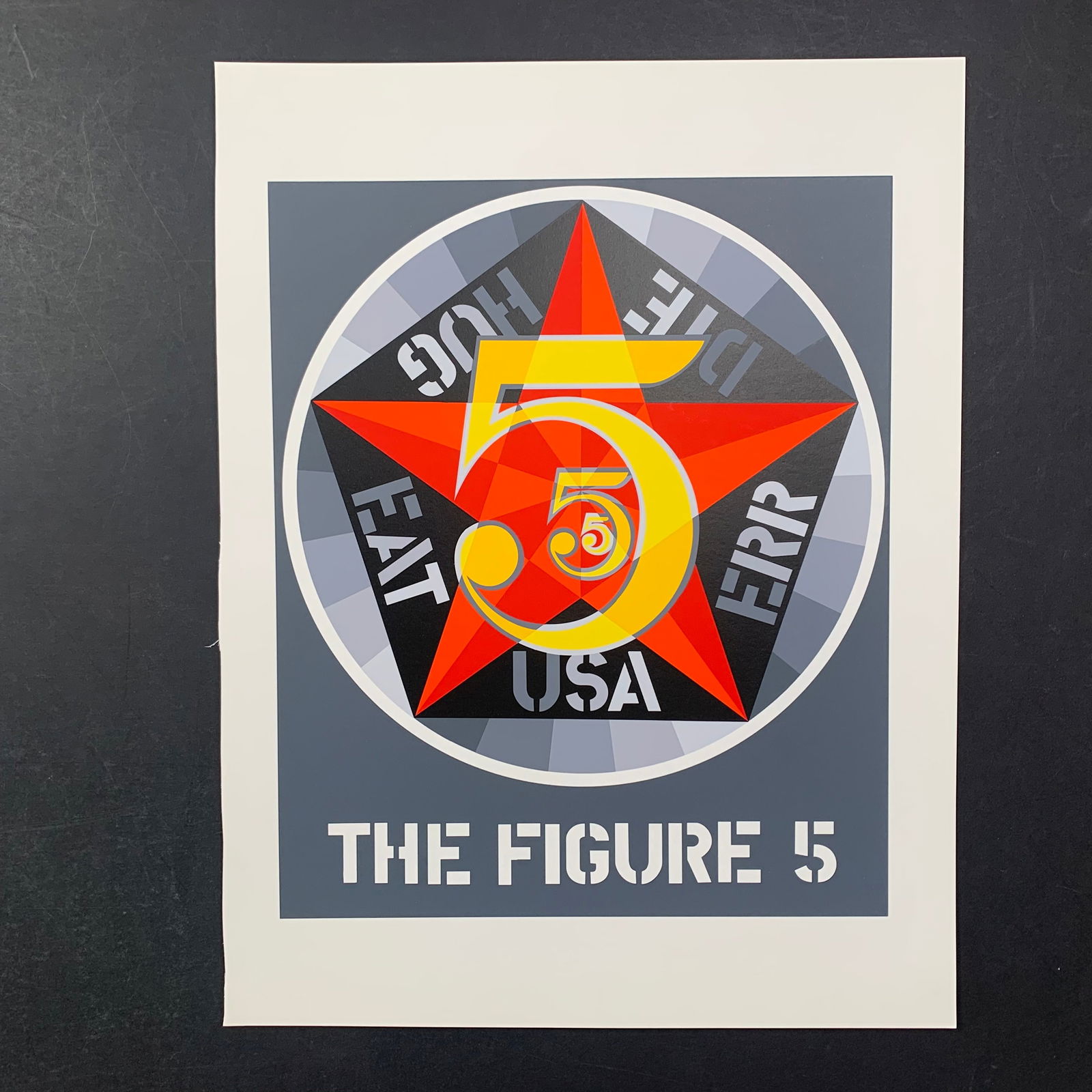Robert Indiana's "The Figure 5" Limited Edition Print (1 of 1)