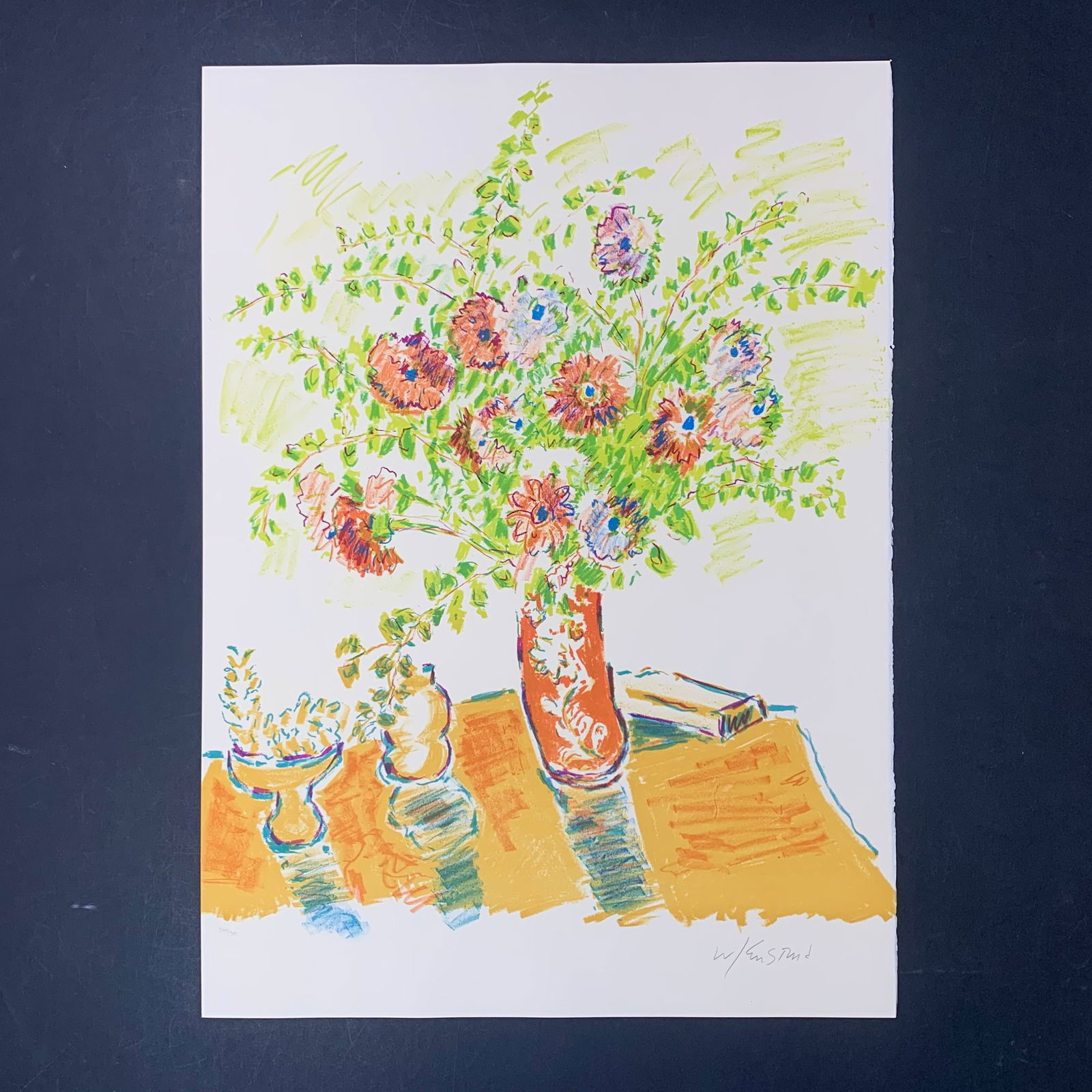 Wayne Ensrud's "Blue Bouquet" Limited Edition Print (1 of 1)