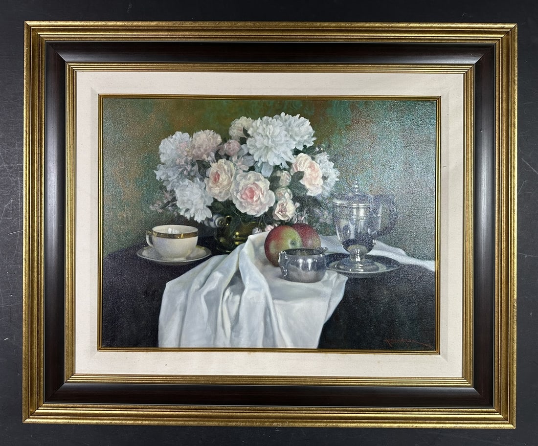 Alexis Arts' "Still Life with Flowers" Original (1 of 3)