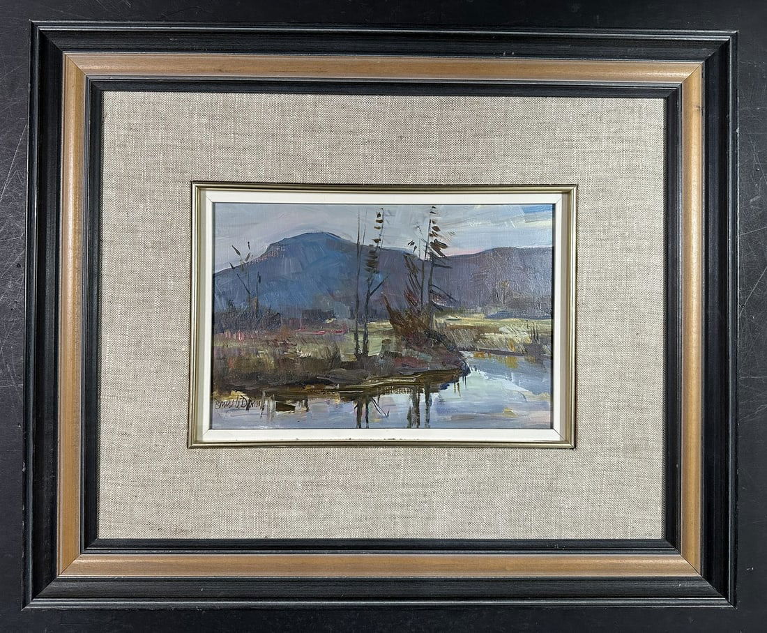 Bruce le Dain's "Evening, The North Missisquoi River" Original (1 of 3)