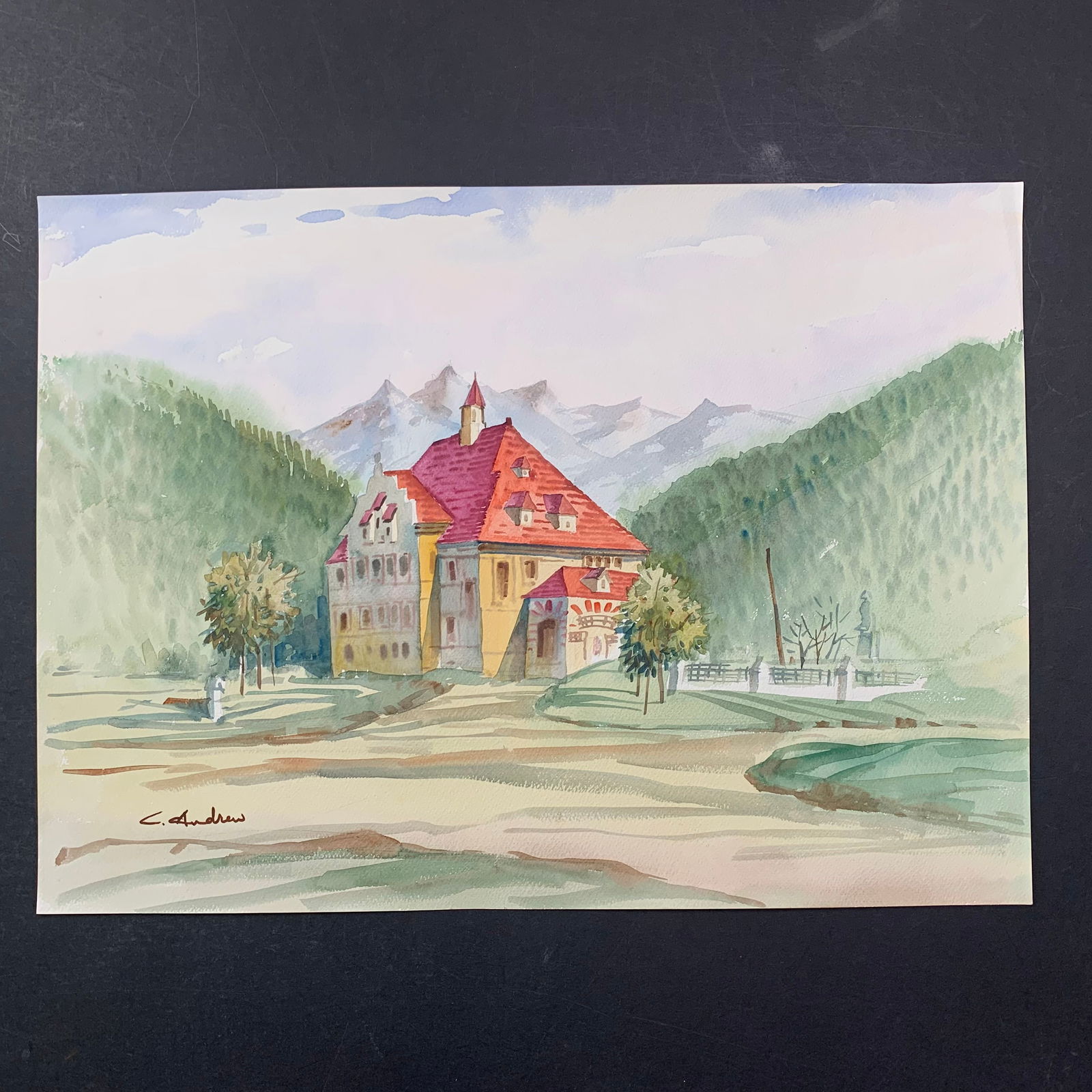 C. Andrew's "Home on the Range" Original Print (1 of 1)