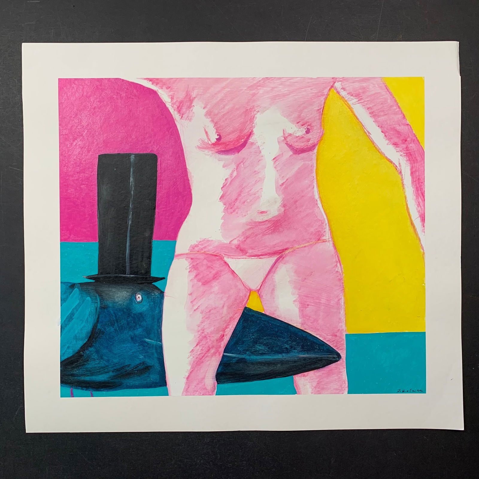 Jerzy Kolacz's "Bikini Bottom" Original (1 of 1)