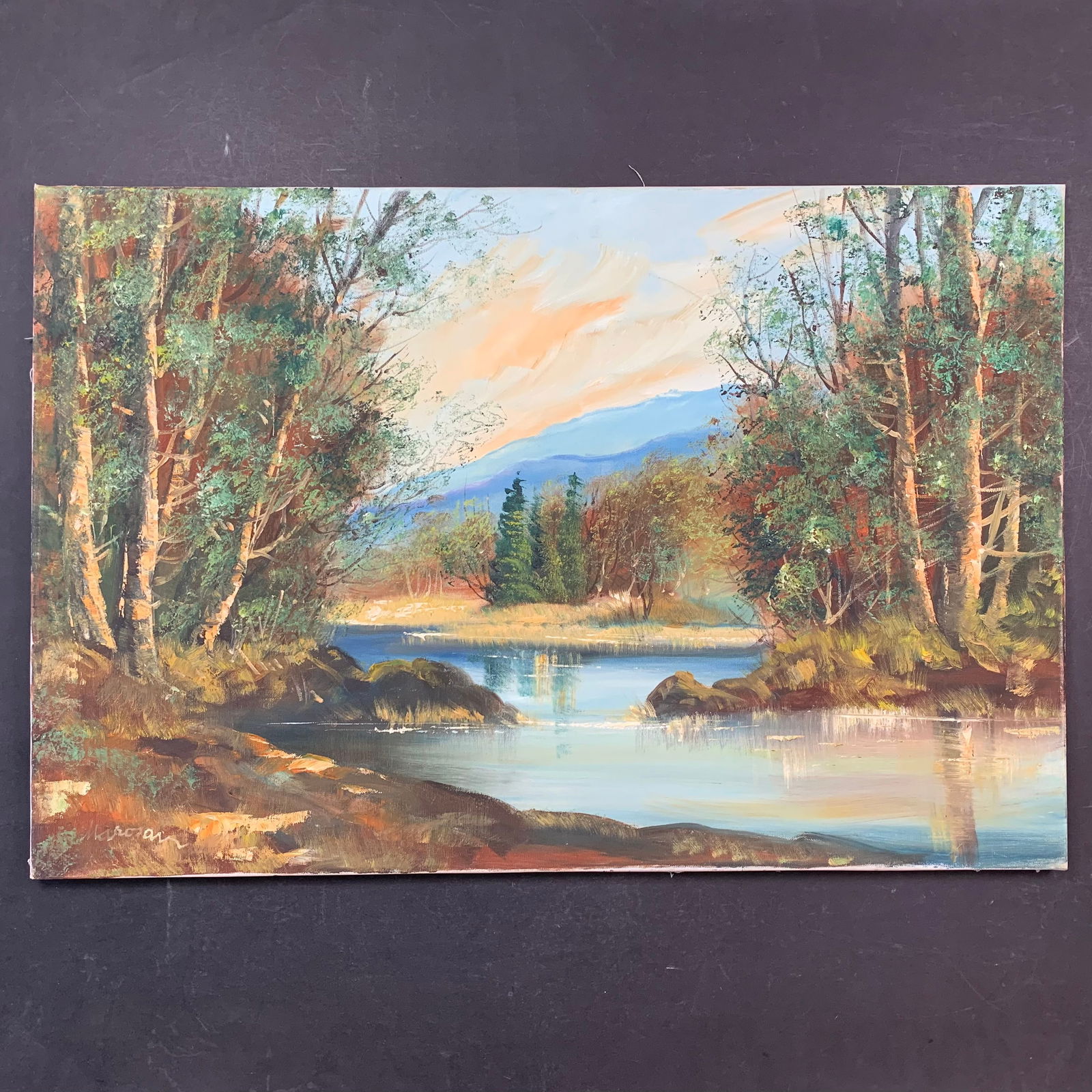 Julius Marosan, Untitled, Original Landscape on Canvas (1 of 2)