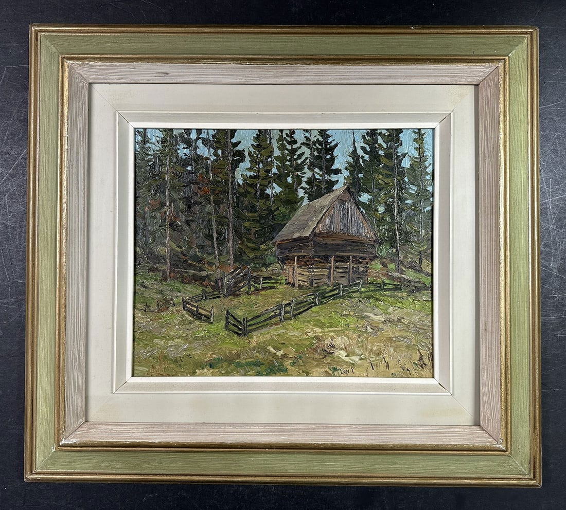 Lawrence Nickle's "Barn" Original (1 of 3)