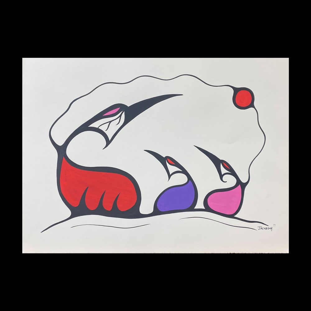 Mark Anthony Jacobson's "Willing to Learn a New Way of Life" Original (1 of 1)