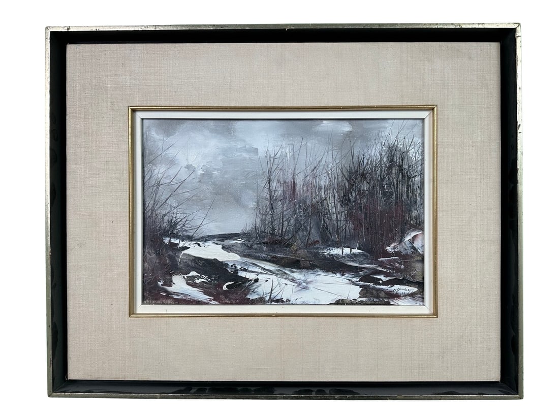Moses Martin Reinblatt's "Winter Landscape" Original (1 of 1)