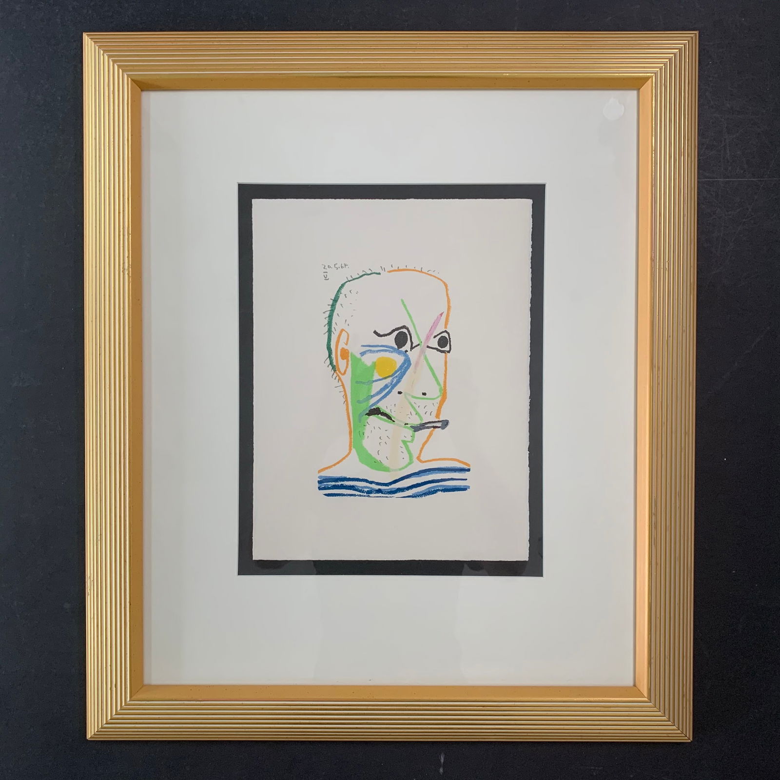 Pablo Picasso's "Le Gout du Bonheur 20.5.64 V" Original Print  (1 of 1)