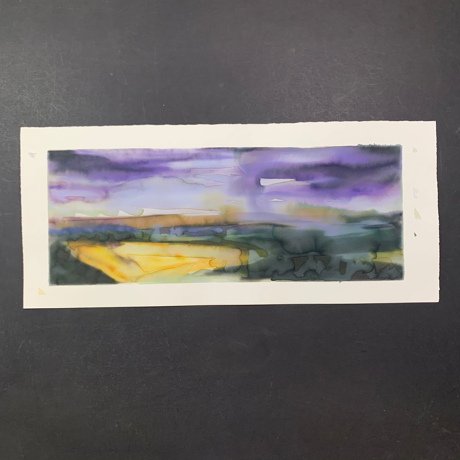 Simon Andrew, Untitled, Original Watercolor on Paper (1 of 1)