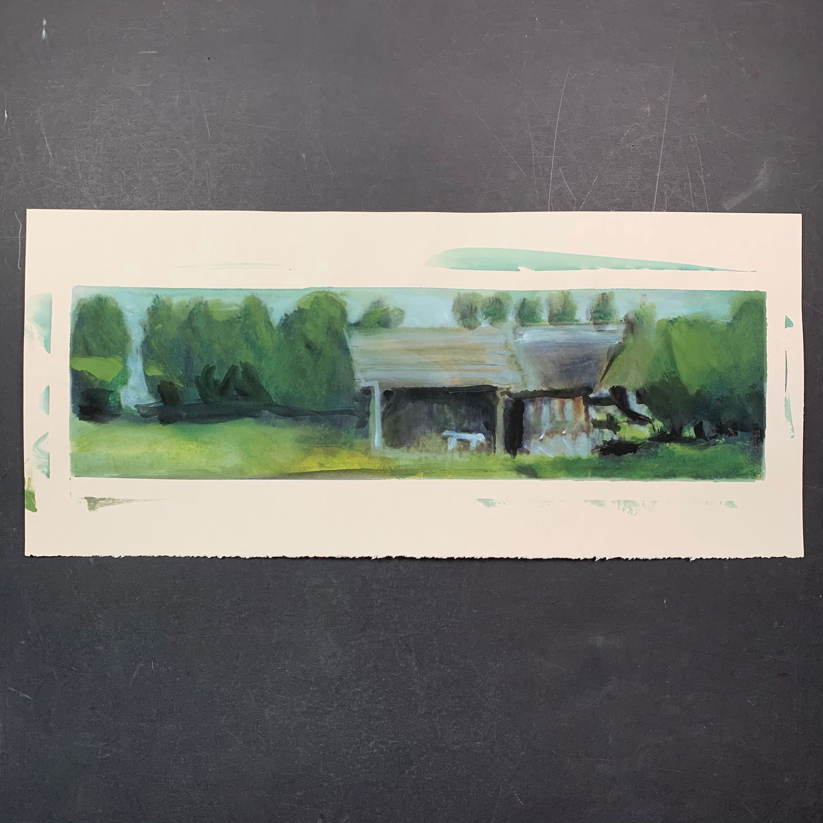 Simon Andrews, Untitled, Original Watercolor on Paper (1 of 1)