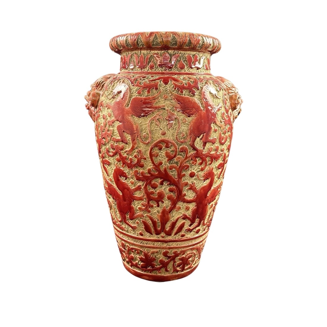 Asian Floor Vase  (1 of 5)