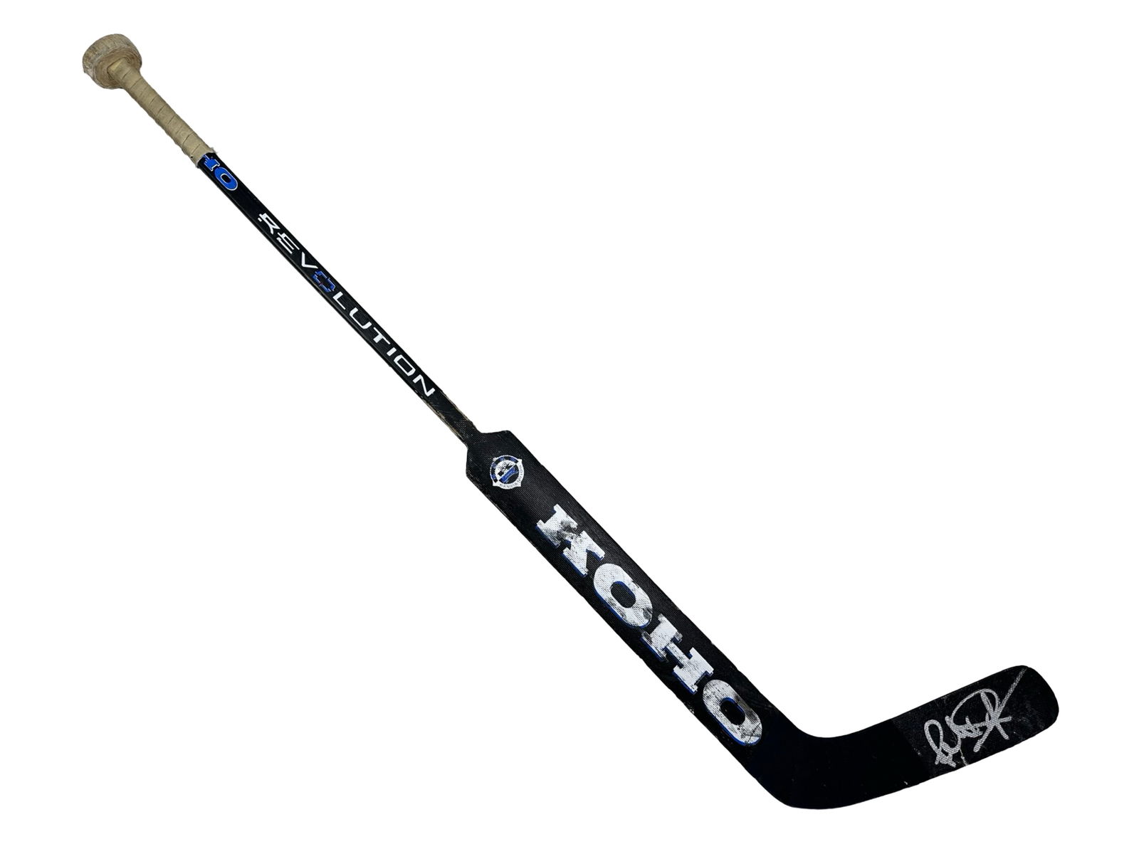 Felix Potvin Toronto Maple Leafs NHL Game Used Signed Stick (1 of 7)