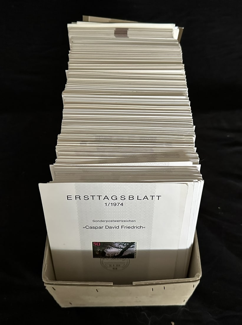 German Ersttagsbalatt collection (First Day Sheets) 1975-1999, Annual Philatelists 1985-2000, 2002 (1 of 10)