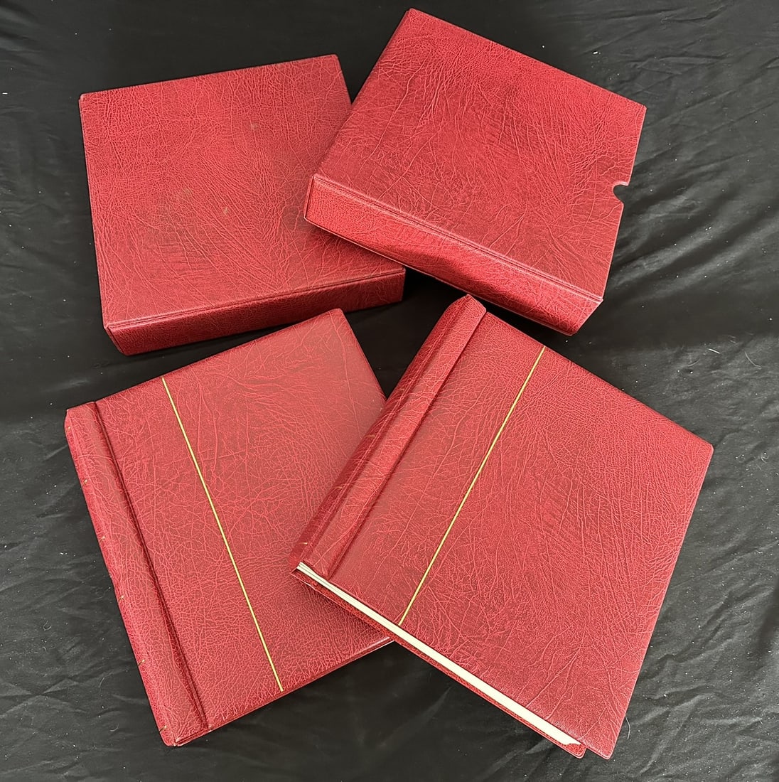 USA 1851-1987 #10a/#2360 Collection Used: A used USA collection from 1851-1987 #10a/#2360, housed in 2 beautiful Lightouse United States hingeless albums with slipcases, both in excellent condition. Album 1 includes #10a, 2c and 3c G Grills, 