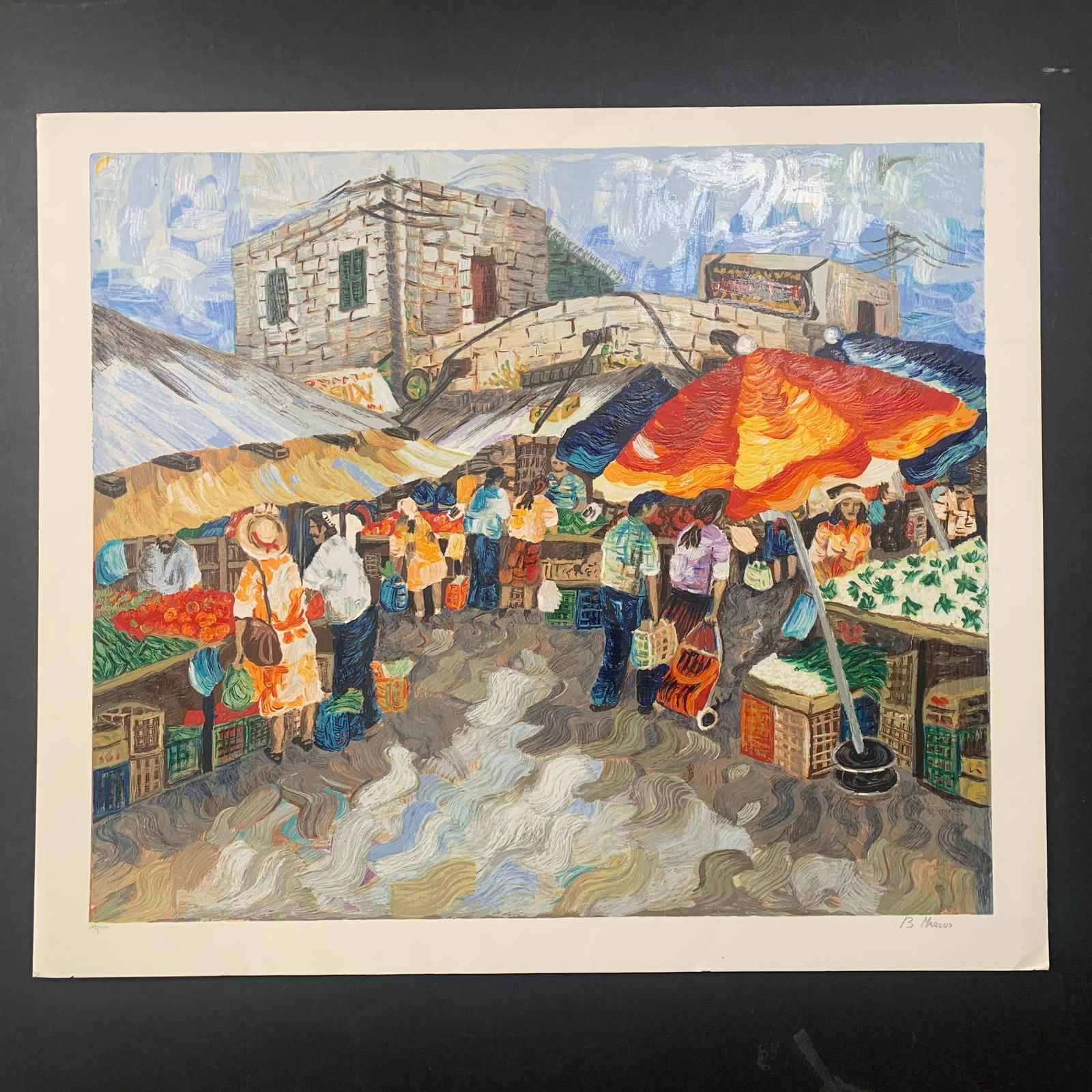 B. Marcus's "Market Square" Limited Edition Print (1 of 1)