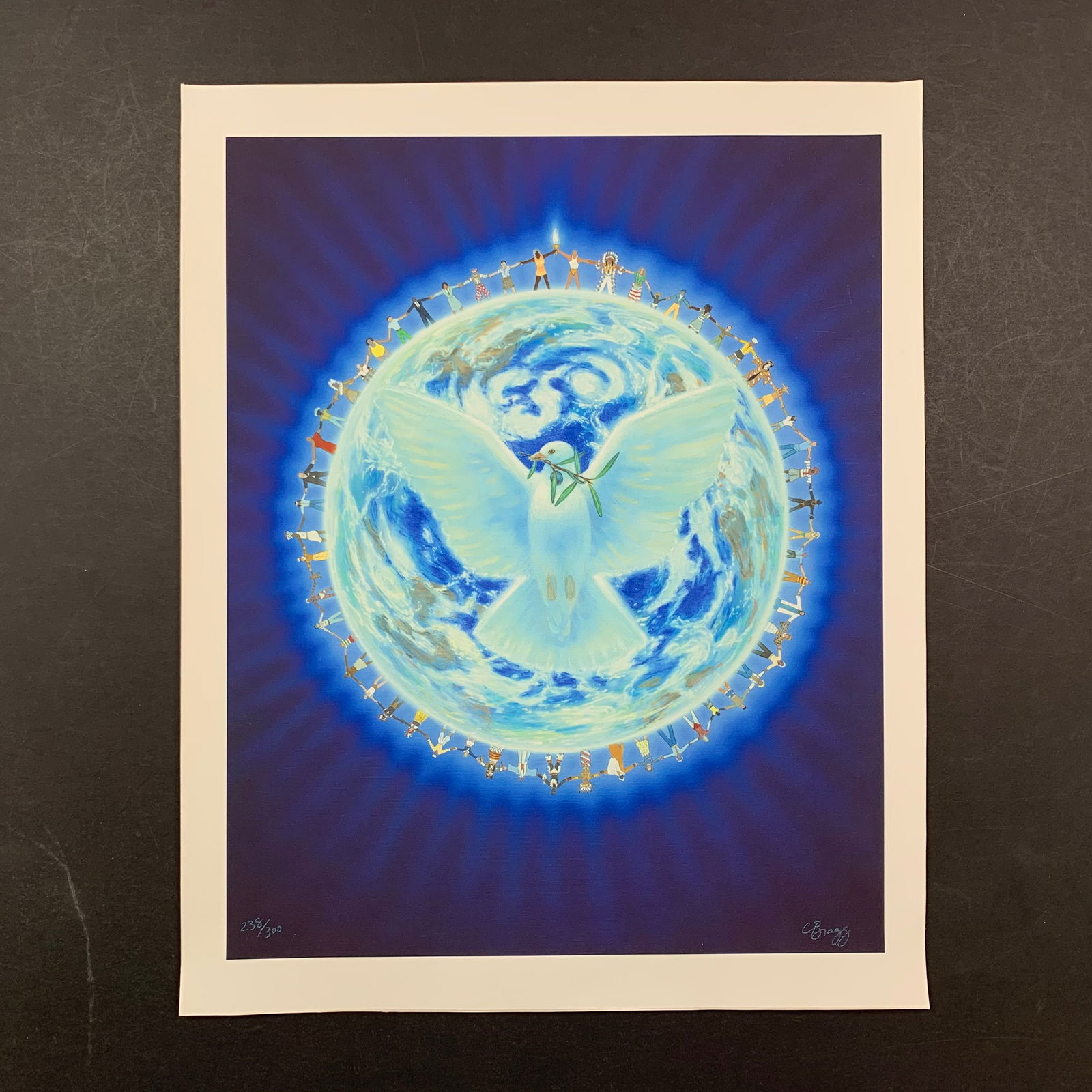 Charles Lynn Bragg's "Surfing Dolphins" Limited Edition Print (1 of 1)