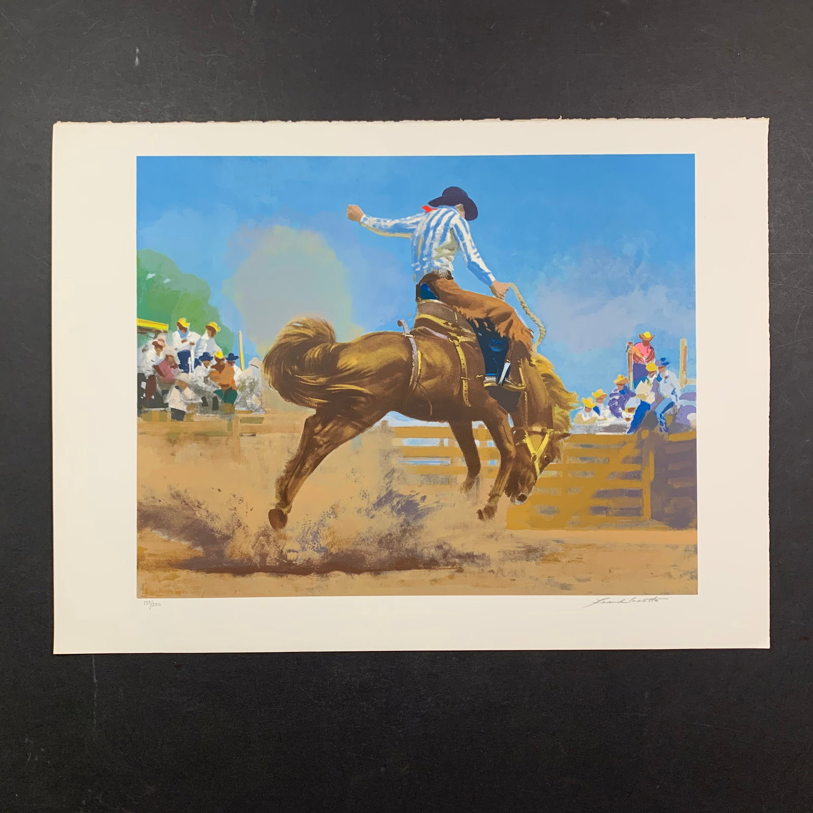 Frank Wootton's "Bucking Bronco" Limited Edition Print (1 of 1)